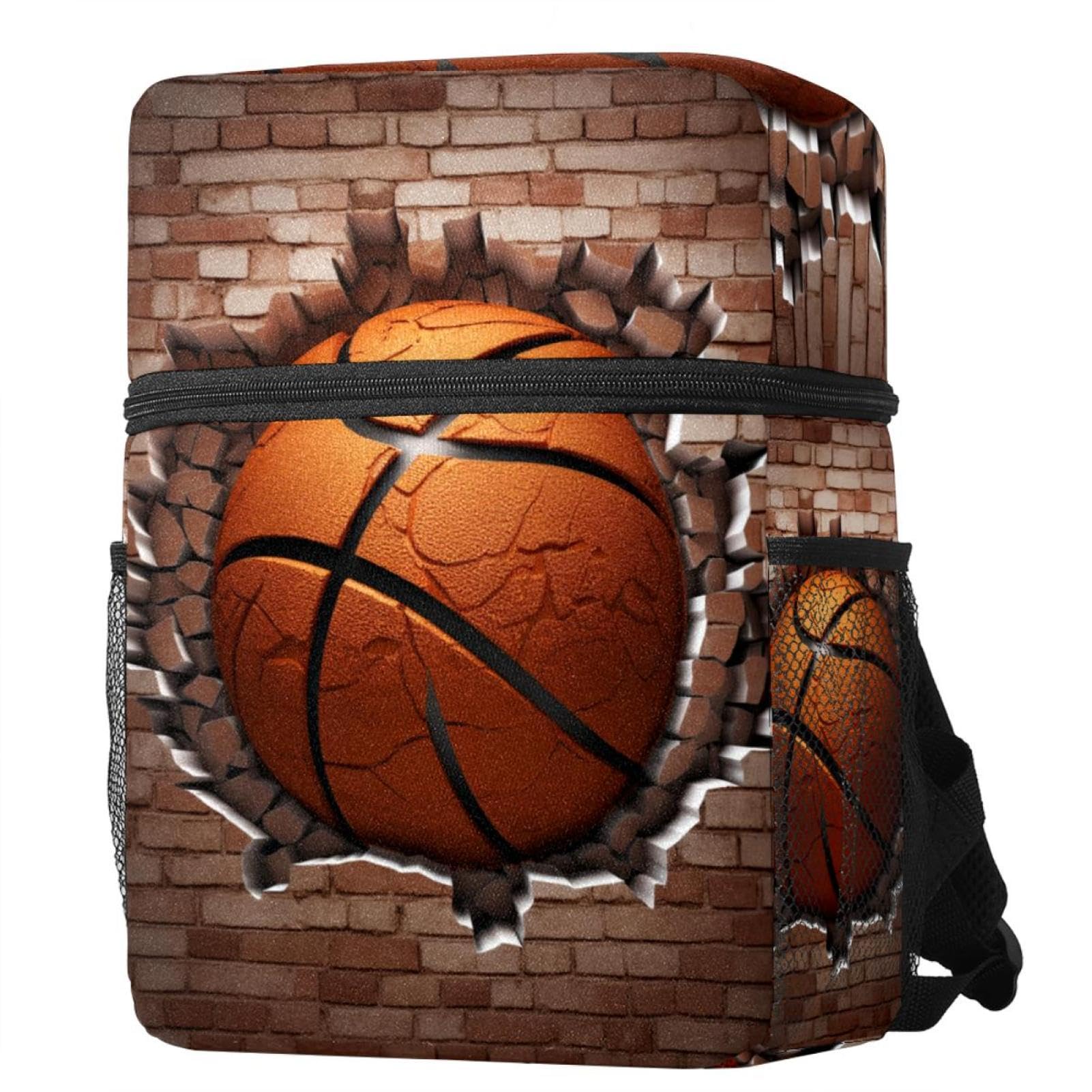 Best Travel & Work Backpack for Men & Women - Durable Ball Basketball Wall Texture Design - Perfect for Commuting, Gym, School & Outdoor Adventures