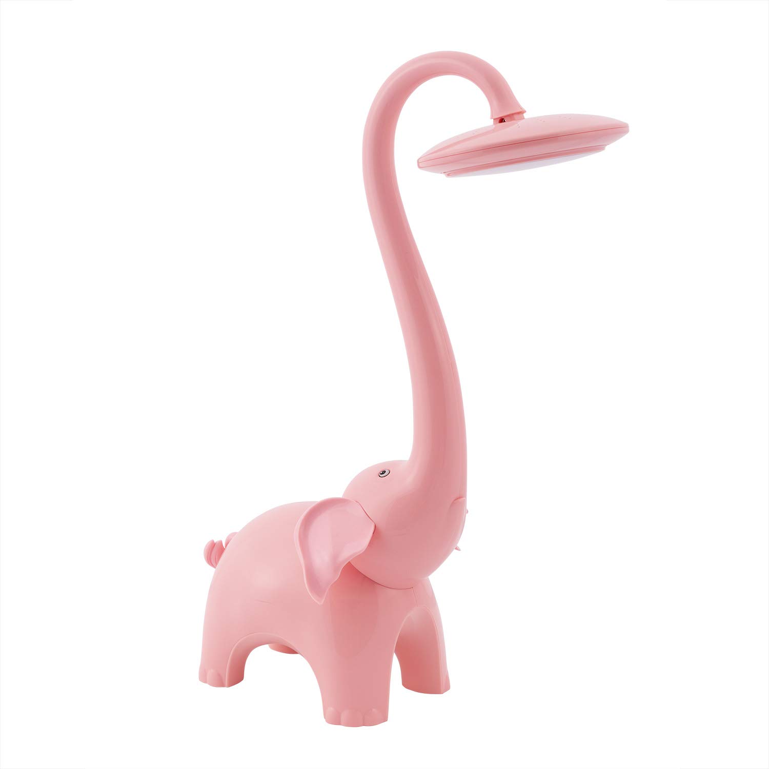 Elephant LED Desk Lamp with Touch Control - Safari Animal Night Light for Kids Room Decor, Nursery, Bedroom, Study & Reading