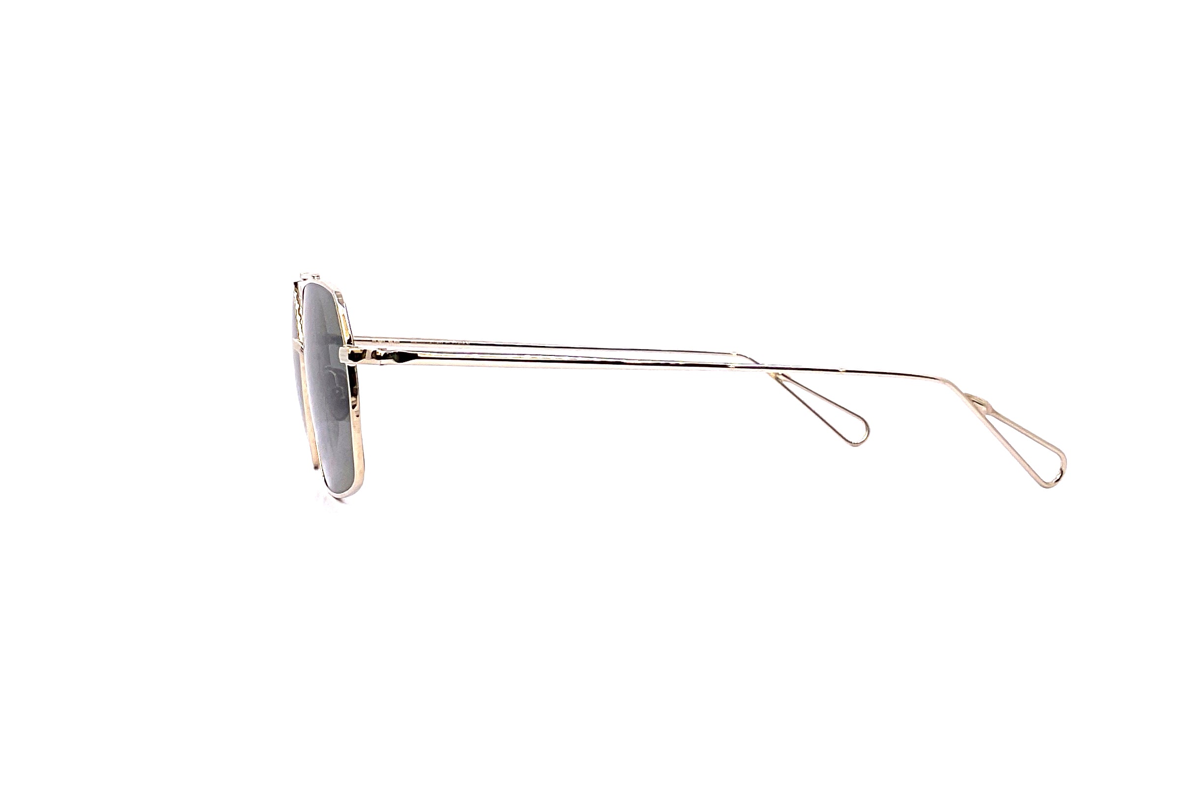 Ahlem Haussman Sun Sunglasses - Grey Gold Frame with UV Protection - Perfect for Outdoor Activities, Beach, and Driving