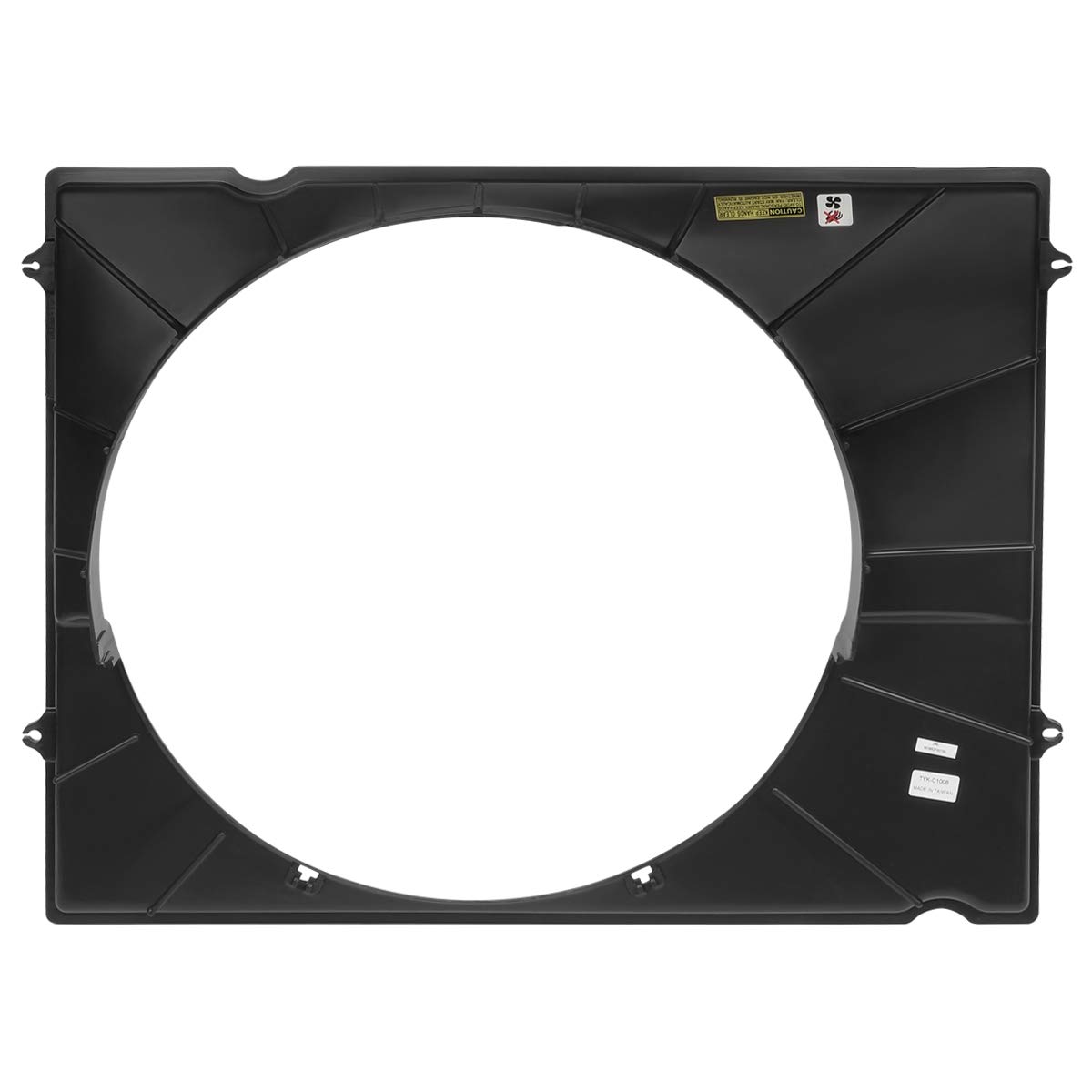 DNA MOTORING OEM-RF-0286 High Performance Radiator Cooling Fan Shroud for 2003-2006 Toyota Tundra 4.7L (Non-Double Cab) - Direct Replacement, Improved Cooling Efficiency - Perfect for Off-Roading & Heavy Duty Towing