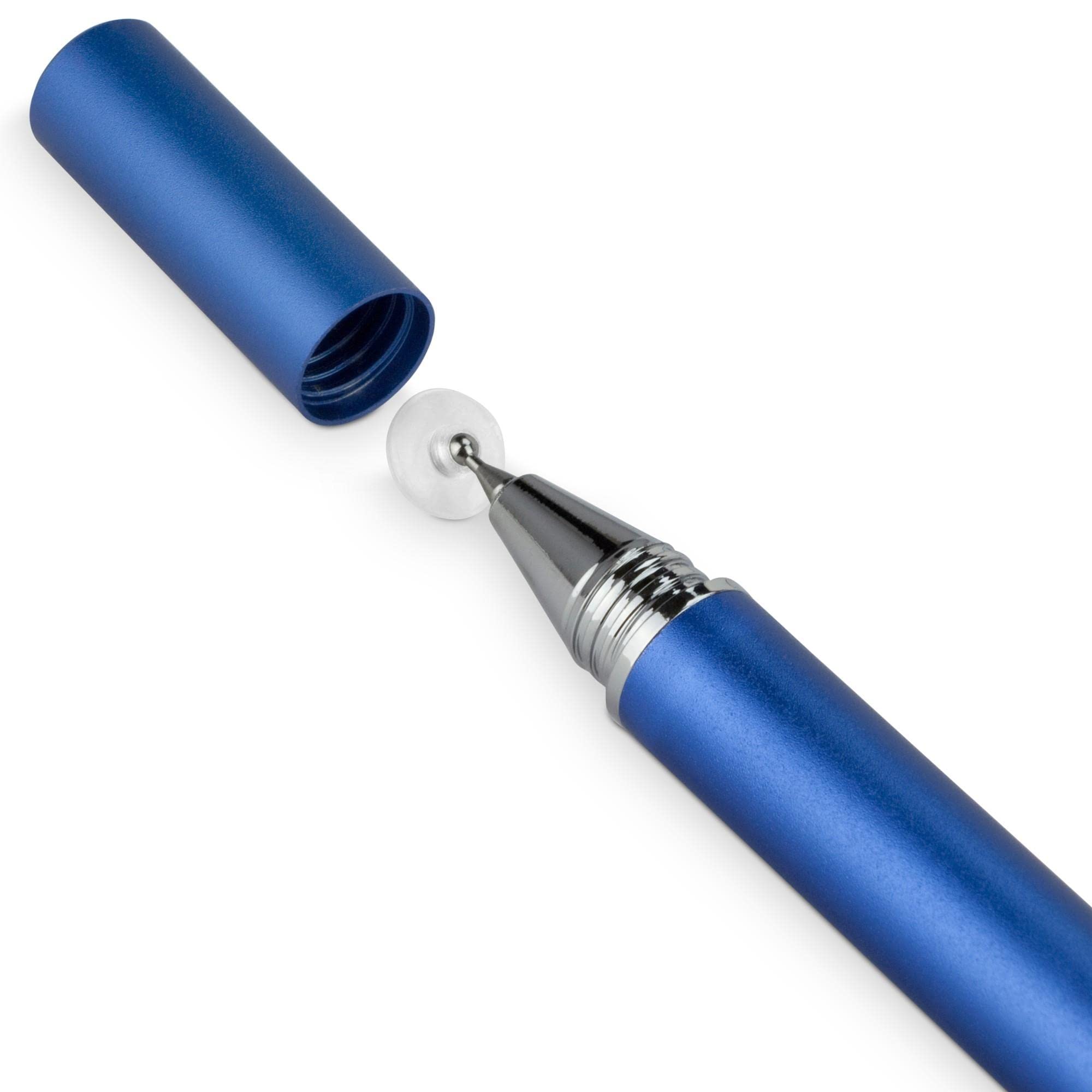 BoxWave FineTouch Capacitive Stylus Pen for Nintendo Switch - Super Precise Touch Screen Stylus - Lunar Blue - Perfect for Gaming, Drawing & Note-Taking on Your Switch