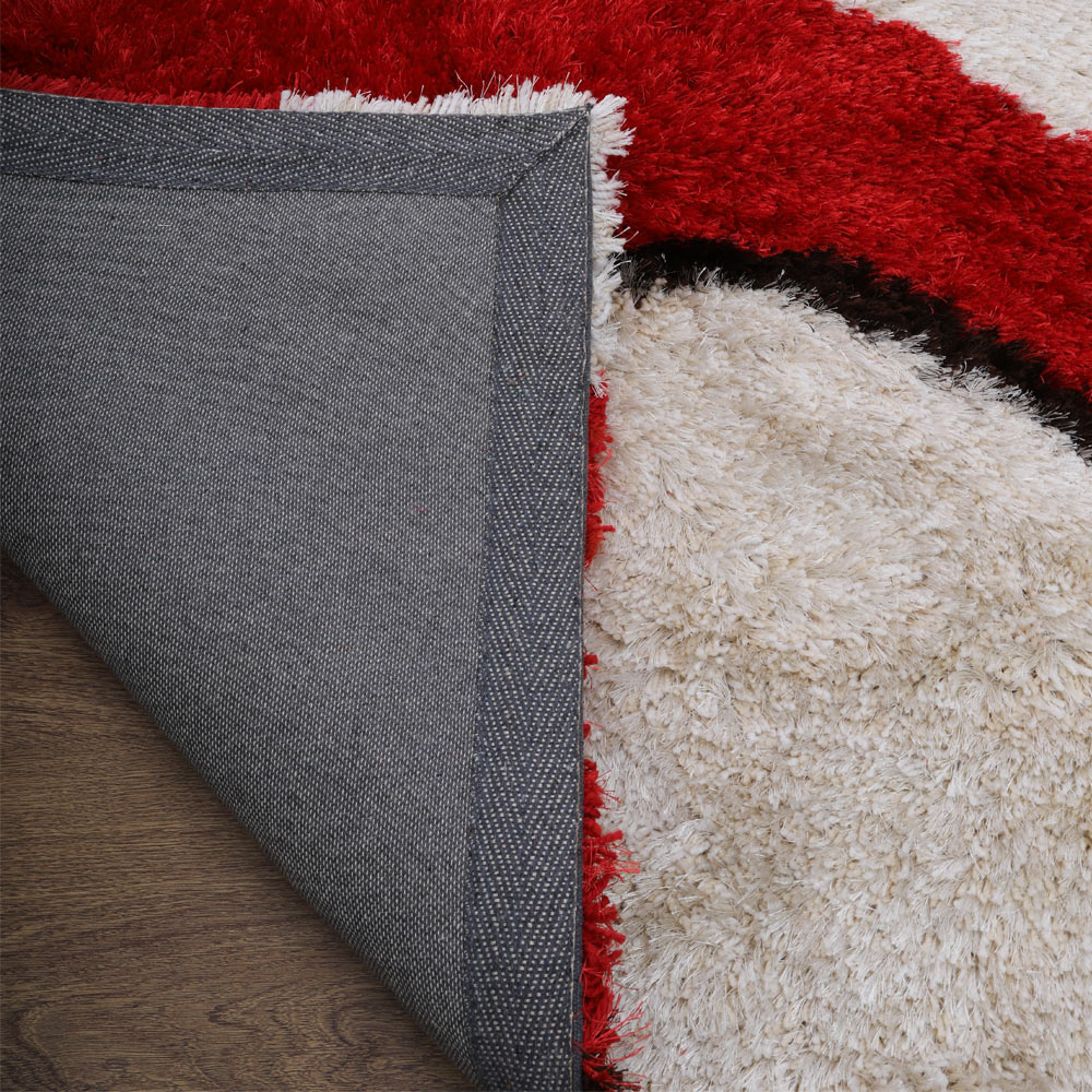 Vibrant Prismatic Hand Tufted Area Rug - Soft & Durable Non-Slip Living Room Carpet for Bedroom, Nursery & Home Decor