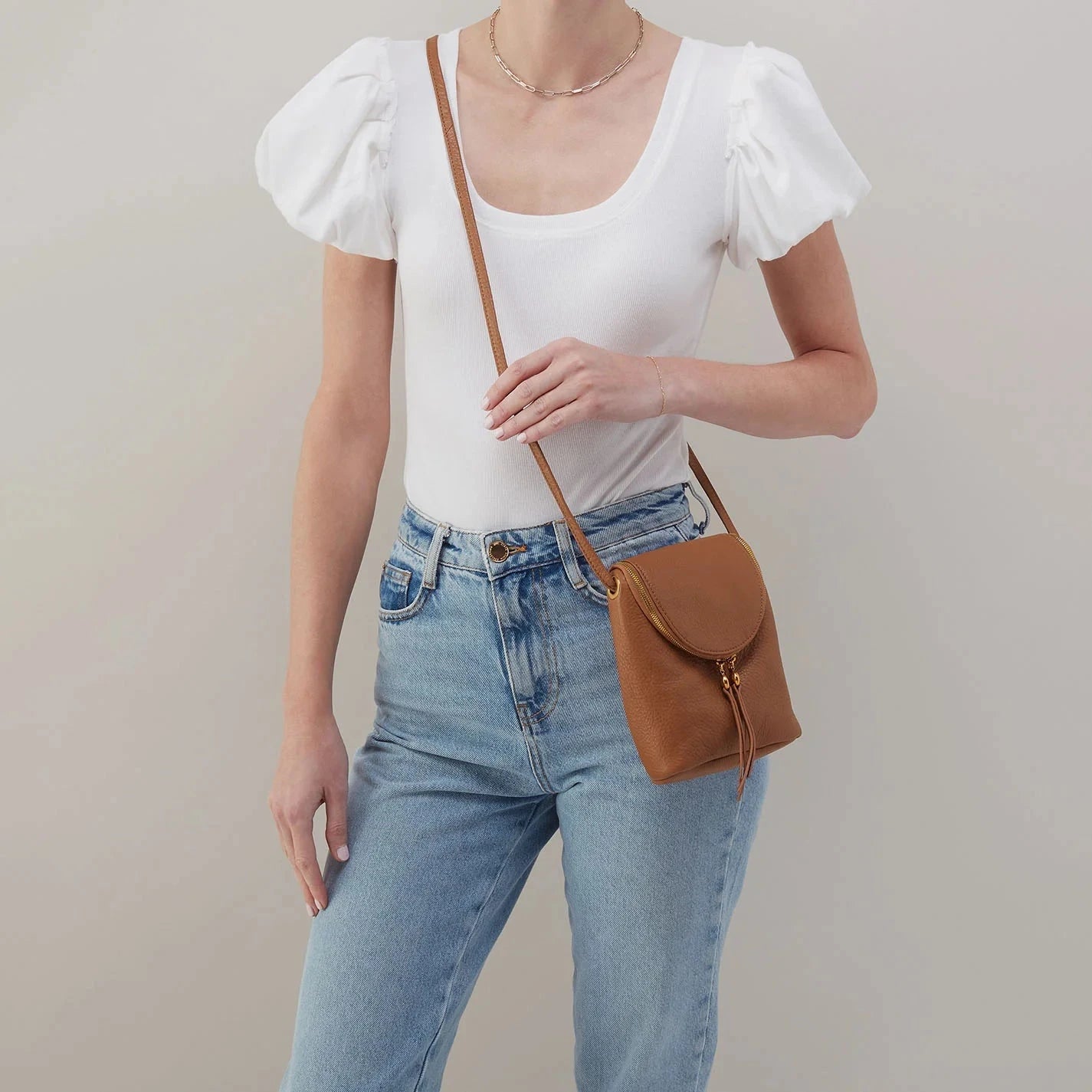 HOBO FERN CROSSBODY BAG - Stylish Leather Shoulder Purse for Women, Fashionable Handbag with Adjustable Strap (Perfect for Work, Travel & Everyday Use)