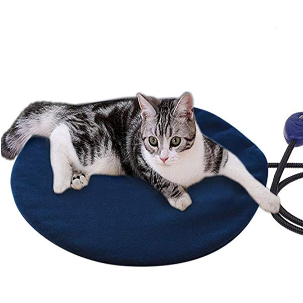 YAOBAO Waterproof Electric Heating Pad for Dogs & Cats - Adjustable Pet Warming Mat with Chew-Resistant Steel Cord, Soft Removable Cover (12