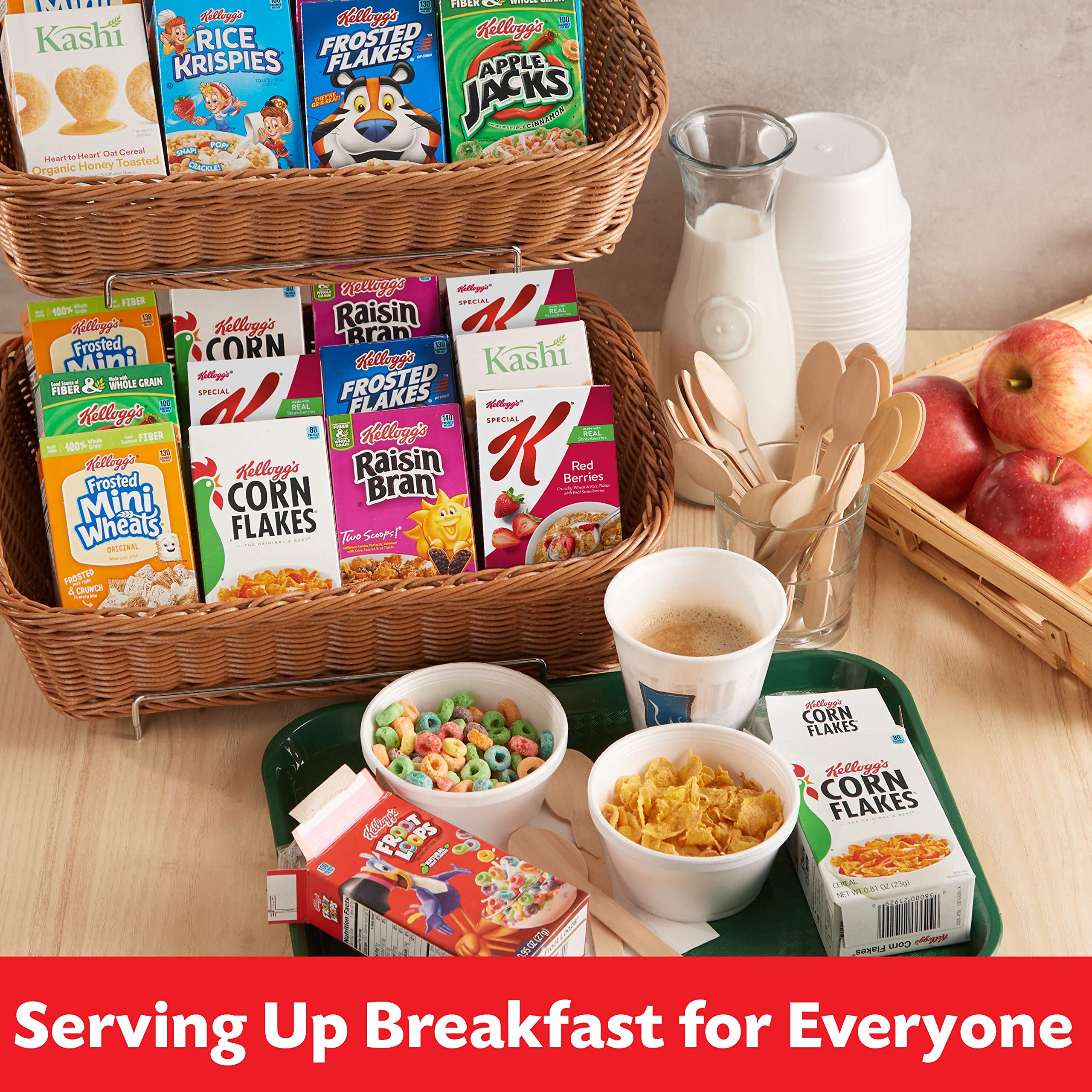 Kellogg's Breakfast Cereal Variety Pack - 72 Count Assortment | Whole Grain, Vitamins & Minerals | Perfect for Family Breakfast, Office Snacks & Kids Lunch Boxes