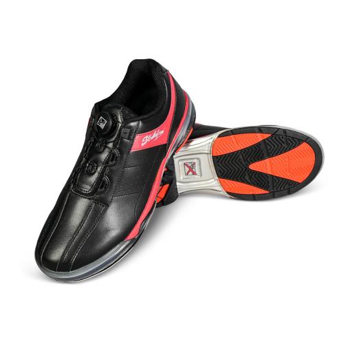 KR Strikeforce TPU Revival Bowling Shoes for Men & Women - Black/Red - Non-Slip Sole for Enhanced Performance - Perfect for League Play & Casual Bowling