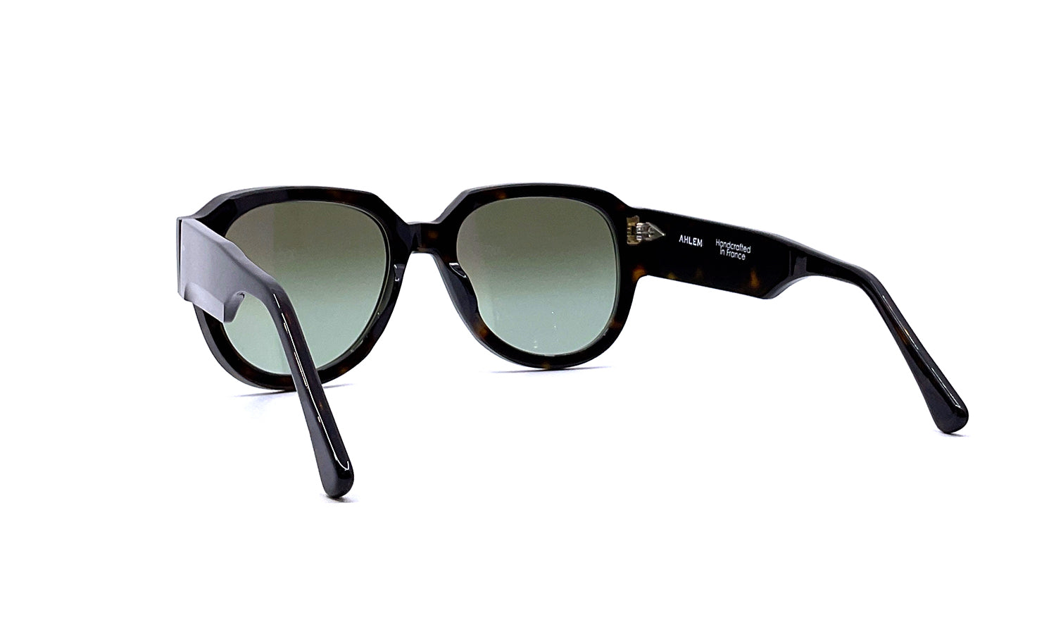 Ahlem x Palais Galliera The Galliera Sunglasses - Dark Turtle Frame with UV Protection - Stylish Retro Shades for Women & Men - Perfect for Outdoor Activities, Travel, and Fashion Statements