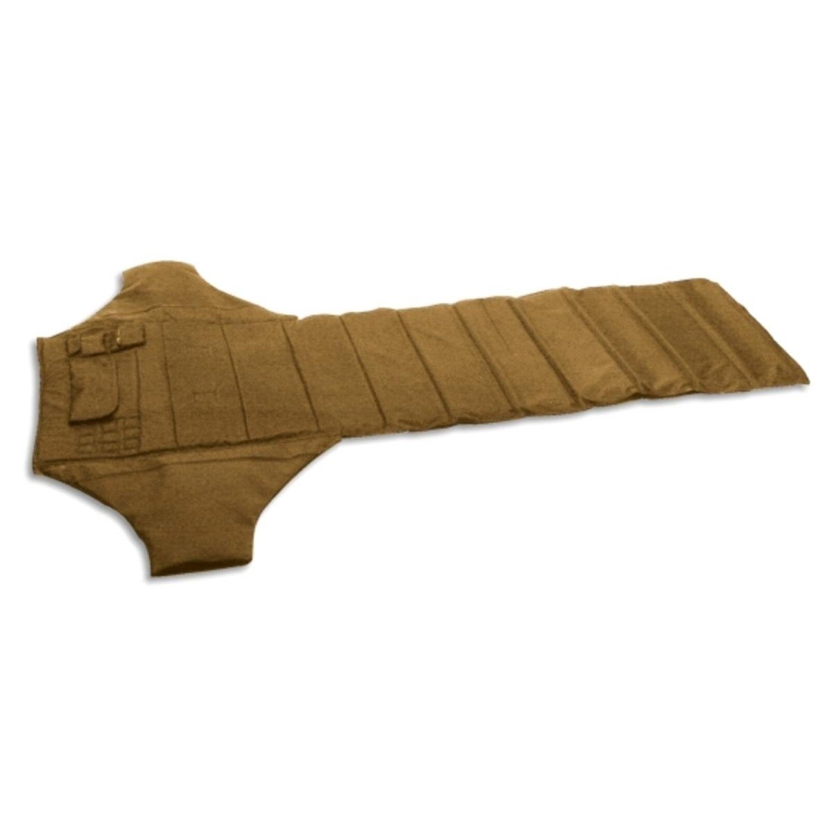 Voodoo Tactical Roll Up Padded Shooting Mat - Coyote Tan - Waterproof & Lightweight Range Mat for Rifle, Pistol & Hunting - Perfect for Outdoor Shooting, Range Practice & Tactical Training