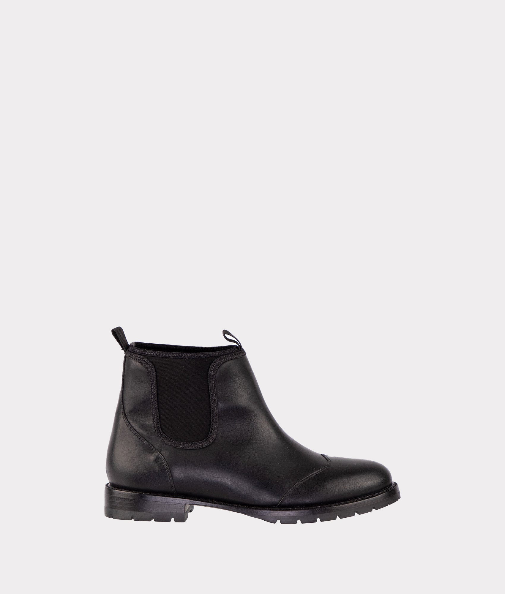 All-Weather Chelsea Boots for Men & Women - Waterproof & Durable Black Leather Ankle Boots for Outdoor, Work, and Casual Wear