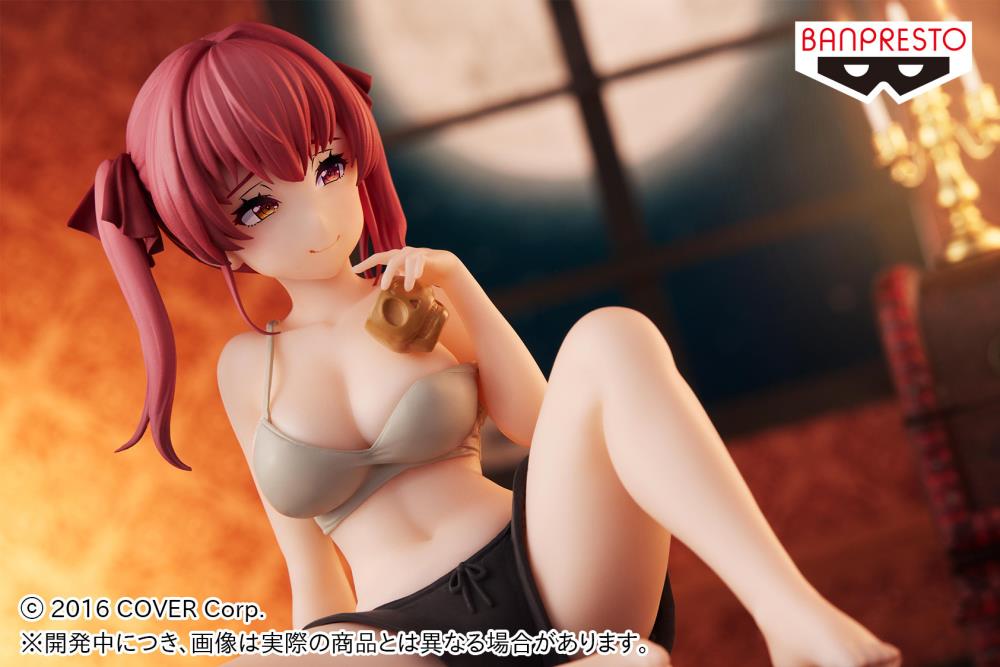 Banpresto IF Relax Time Houshou Marine Hololive Anime Figure - Cute Collectible Statue for Fans, Perfect for Display & Gifts | Home Decor, Office Desk, Anime Collection