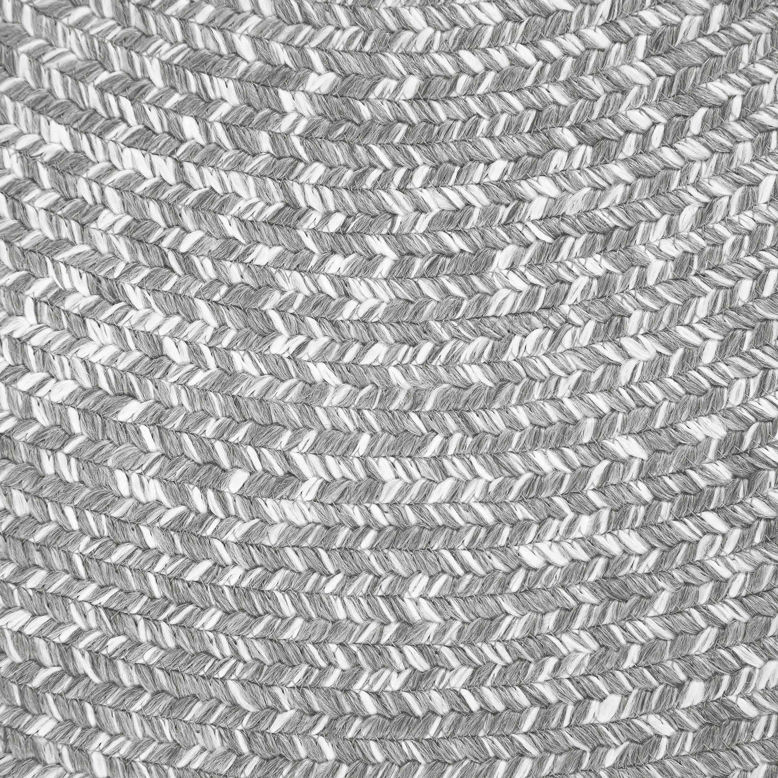 Reversible Braided Area Rug - 2-Tone Indoor/Outdoor Rug for Living Room, Bedroom, Patio & Deck - Non-Slip Durable Floor Mat for Home Decor