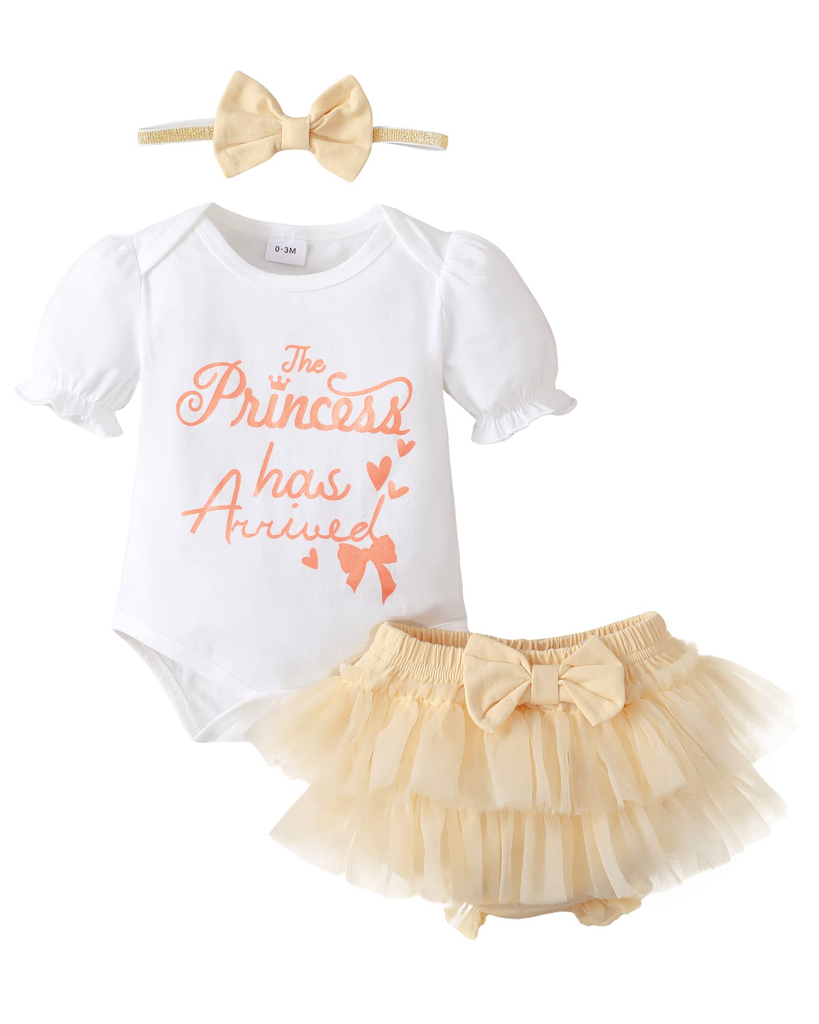 Kucnuzki Newborn Baby Girl Clothes - Floral Ruffle Romper & Shorts Set | Cute Summer Outfit for Infant Girls | Perfect Gift for Baby Showers & Birthday Parties | Ideal for Playdates, Photo Shoots & Outdoor Activities