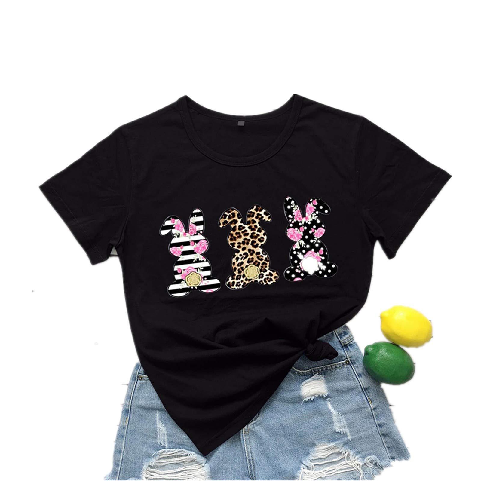 Stylish Women's Graphic Tees - Cute Printed Short Sleeve T-Shirts for Summer Casual Wear | Perfect for Outfits, Beach Days & Street Fashion