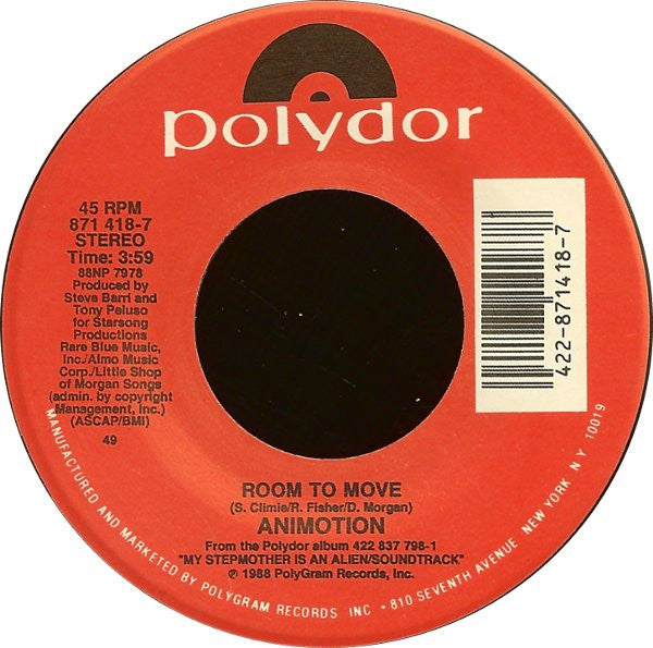 Animotion - Room To Move (Vinyl LP, NM or M Condition) - Perfect for Music Collectors & Vinyl Enthusiasts, Great for Home Listening & DJ Sets