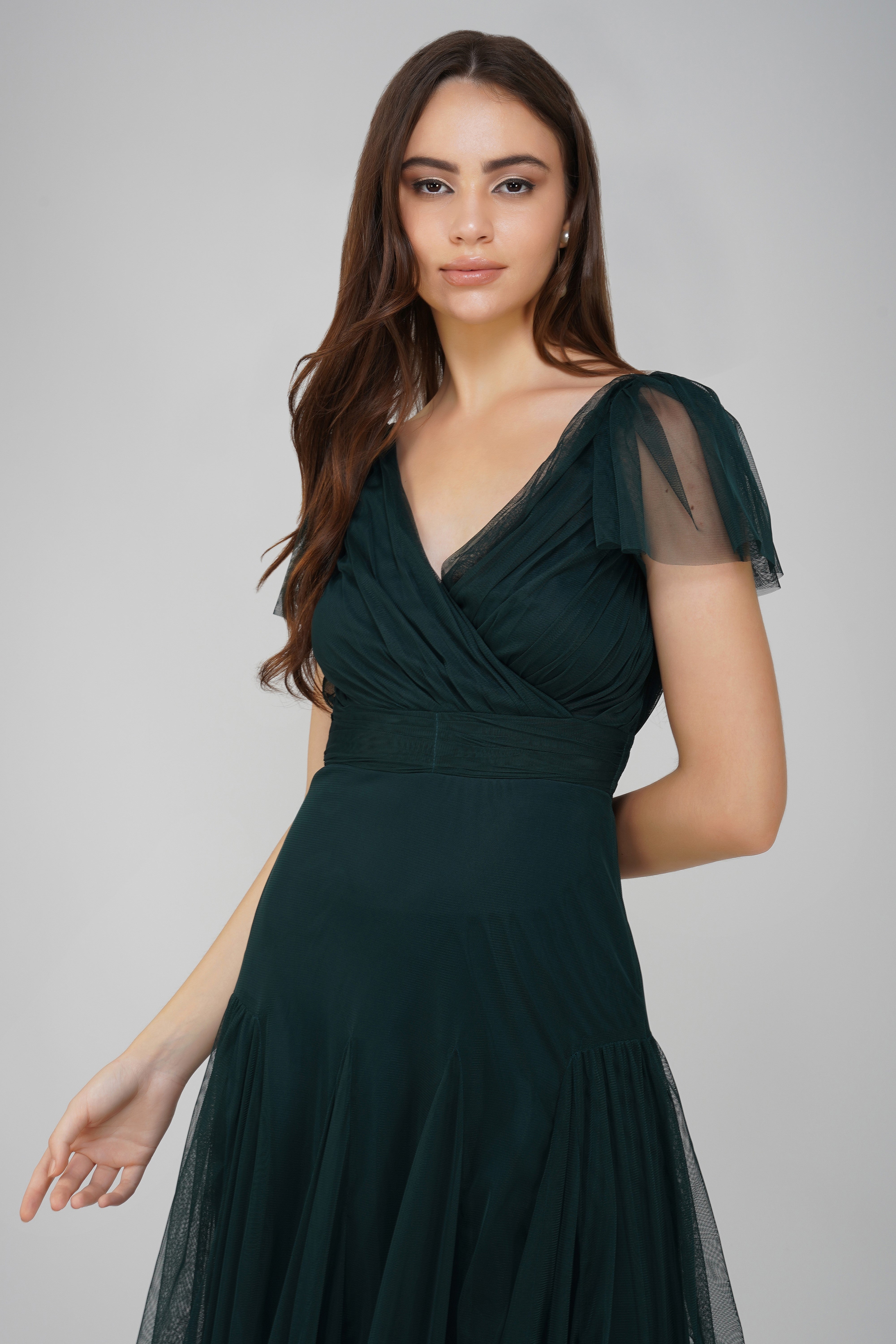 Gally Maxi Dress in Emerald Green - Elegant Long Flowy Summer Dress for Women | Perfect for Beach Vacations, Weddings & Date Nights