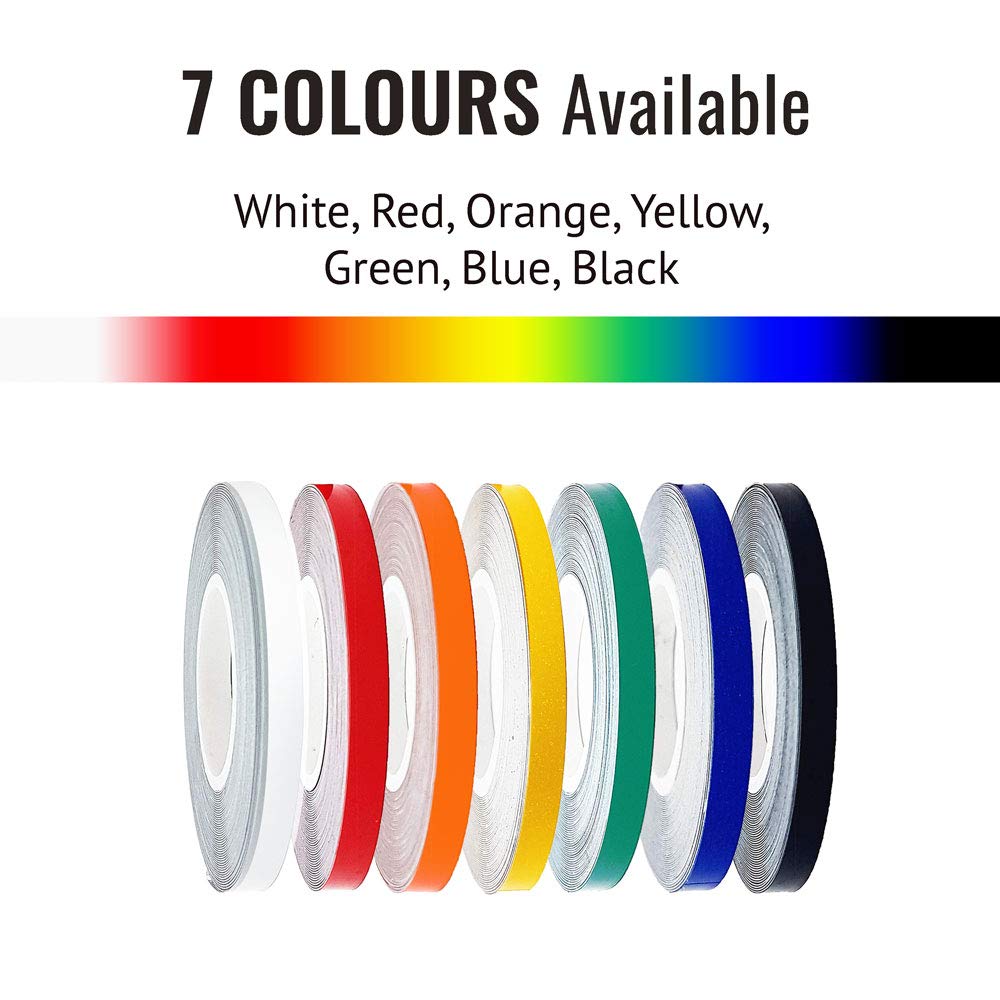 High-Quality Reflective Wheel Trim with Applicator Tool for Car Wheels - Orange | Enhance Safety & Style for Night Driving & Customization