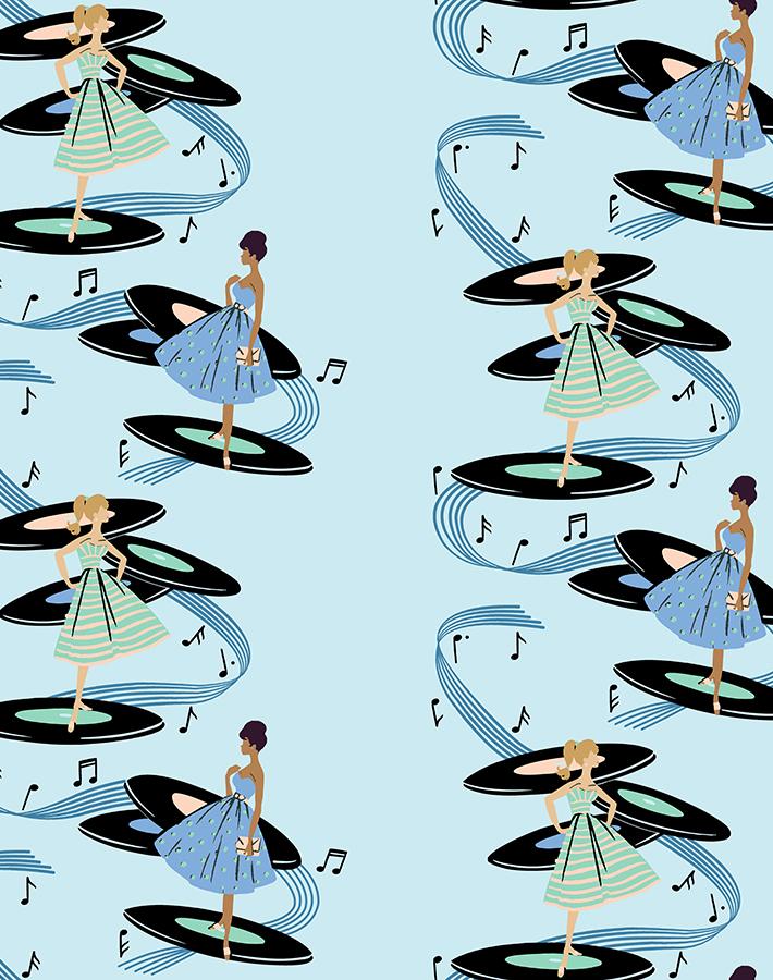 Barbie™ Galaxy Records Wallpaper - Space-Themed Peel and Stick Wall Decor for Kids' Rooms & Playrooms - Perfect for Bedroom, Nursery, and DIY Home Decor Projects