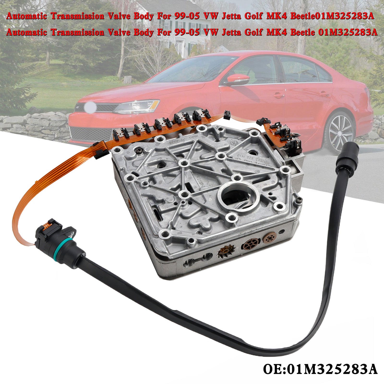 Volkswagen Jetta Golf Beetle 2.5L 2.0L Automatic Transmission Valve Body 01M325283A - Compatible with 2000-2010 Models, Perfect for Transmission Repair & Performance Upgrade