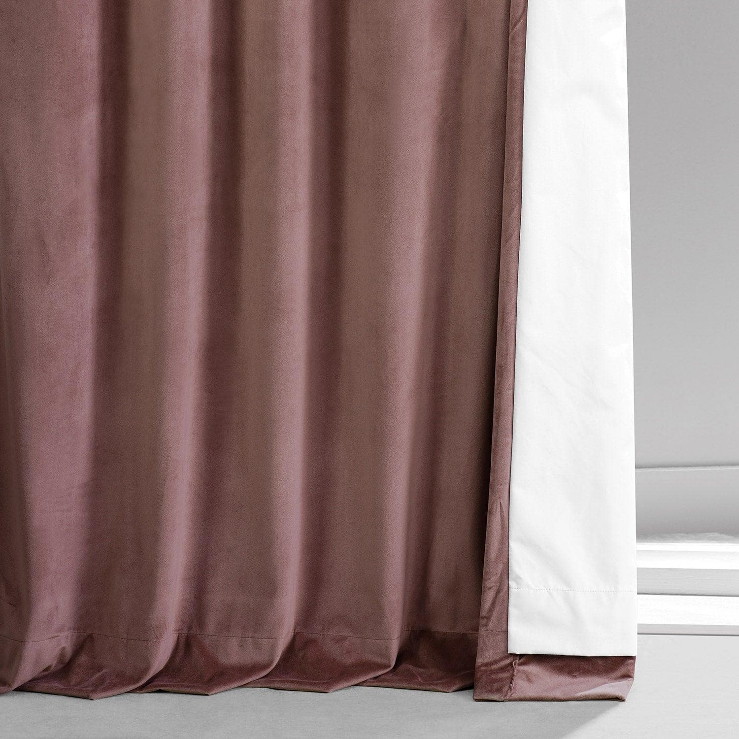 Premium Rosehip Signature Plush Velvet Blackout Curtains for Bedroom - Thermal Insulated Noise Reducing Window Drapes for Hotels, Home Theater & Nursery (Black)