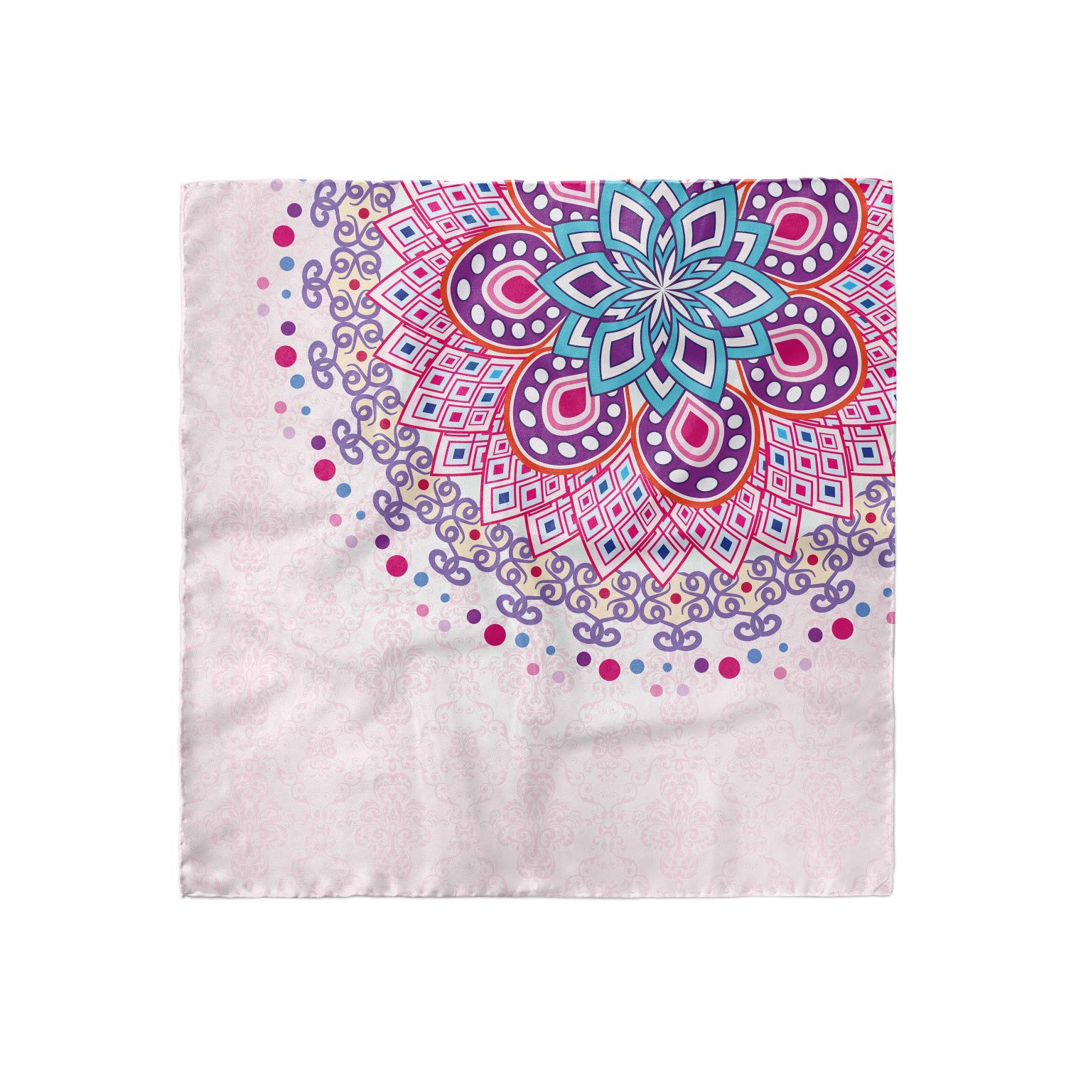 Ambesonne Mandala Hair Scarf - Bohemian Head Wrap for Women, Stylish Bandana & Headband - Perfect for Yoga, Beach, and Festival Fashion