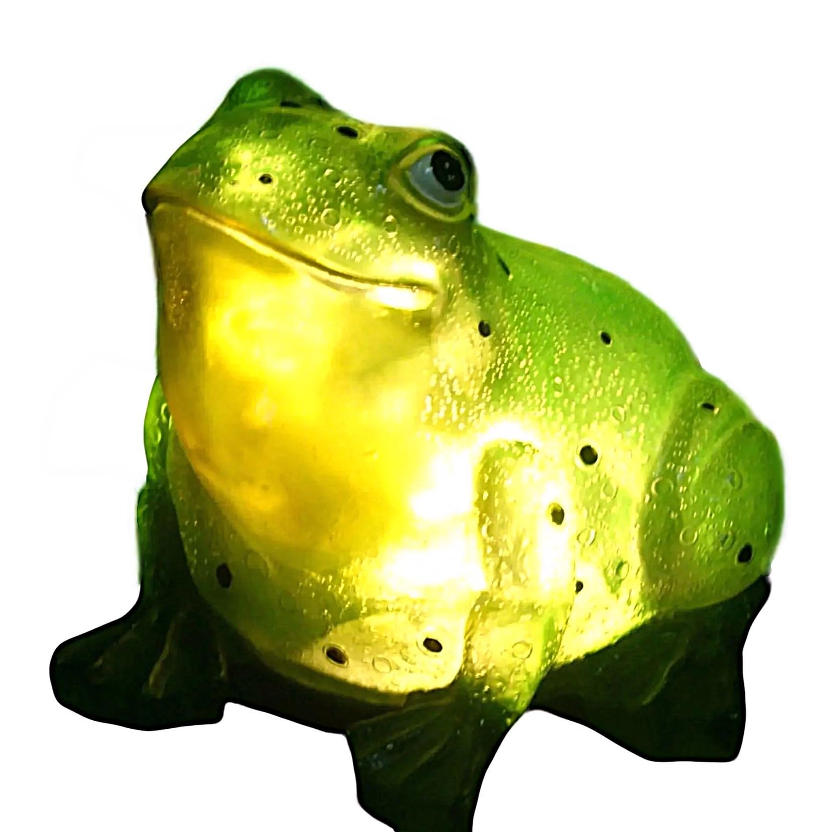 Solar Powered Frog Garden Lights - Outdoor LED Decor with Glowing Shells for Patio, Yard, and Pathway Illumination