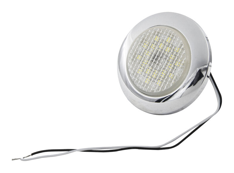 12V 20 SMD LED Dome Light for Caravan & Reading - 50mm Bright Interior Lighting for RVs, Campers & Bedrooms - Perfect for Night Reading and Cozy Ambiance