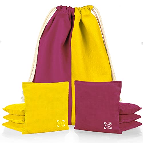 Burgundy & Yellow