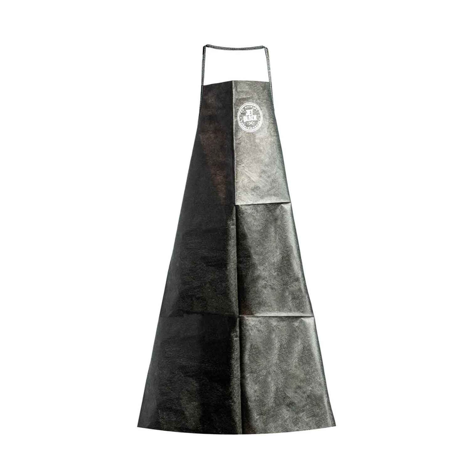 Jet Black Disposable Aprons 36 x 43 Inches - 10 Pack Waterproof Protective Aprons for Cooking, Cleaning & Salon Use