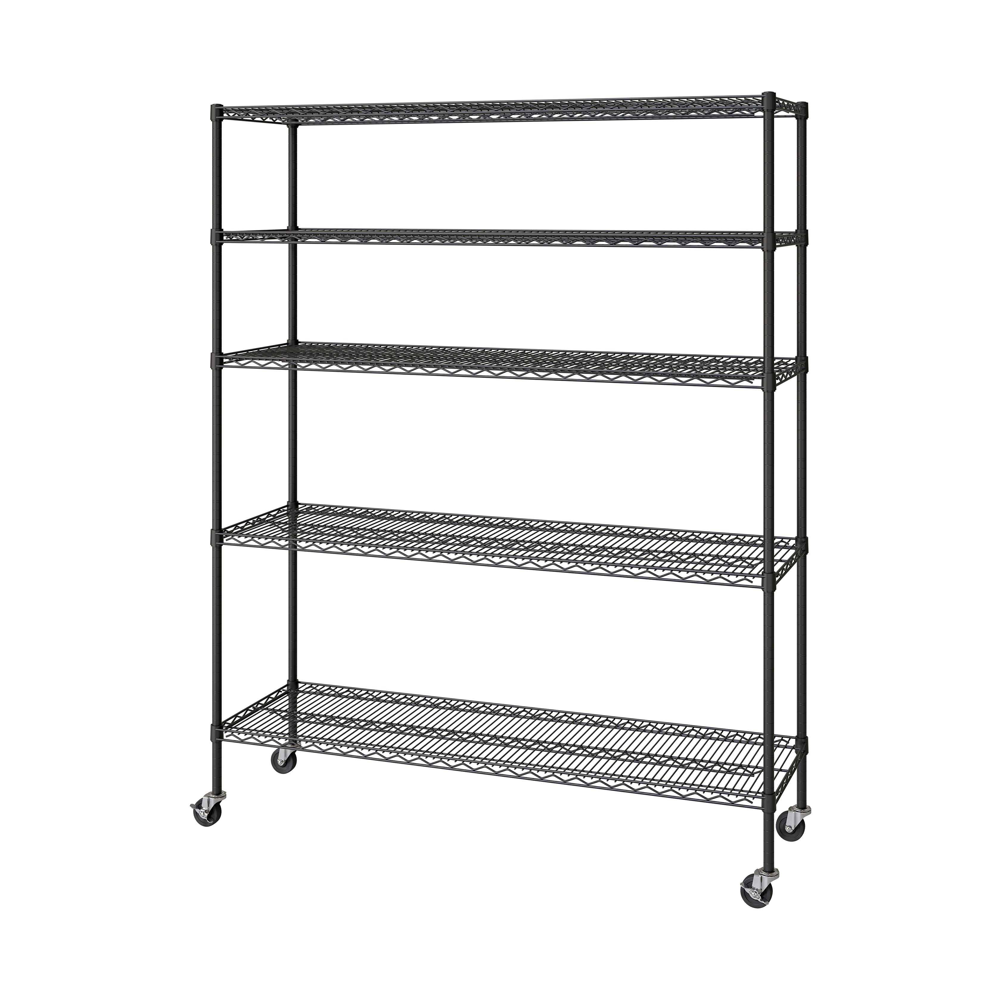 UltraDurable® 5-Tier NSF Certified Steel Shelving Unit - Heavy Duty Storage Rack for Garage, Warehouse, Kitchen & Pantry Organization