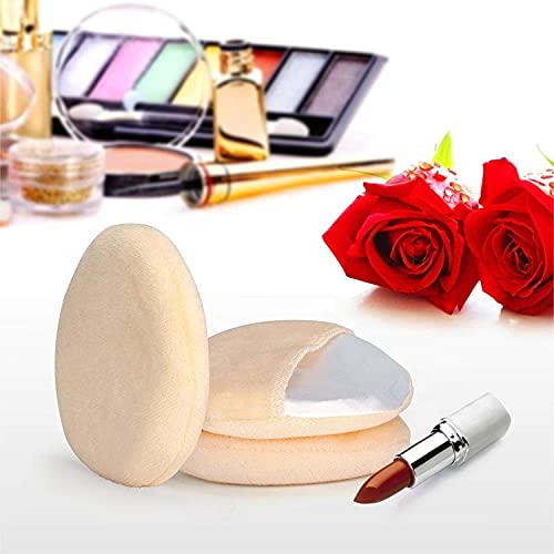 Ghelonadi Round Powder Puff with Face Pack Brush & Hair Band - 4-Piece Makeup Sponge Set for Foundation & Cosmetics | Perfect for Travel, Salon & Home Beauty Routine