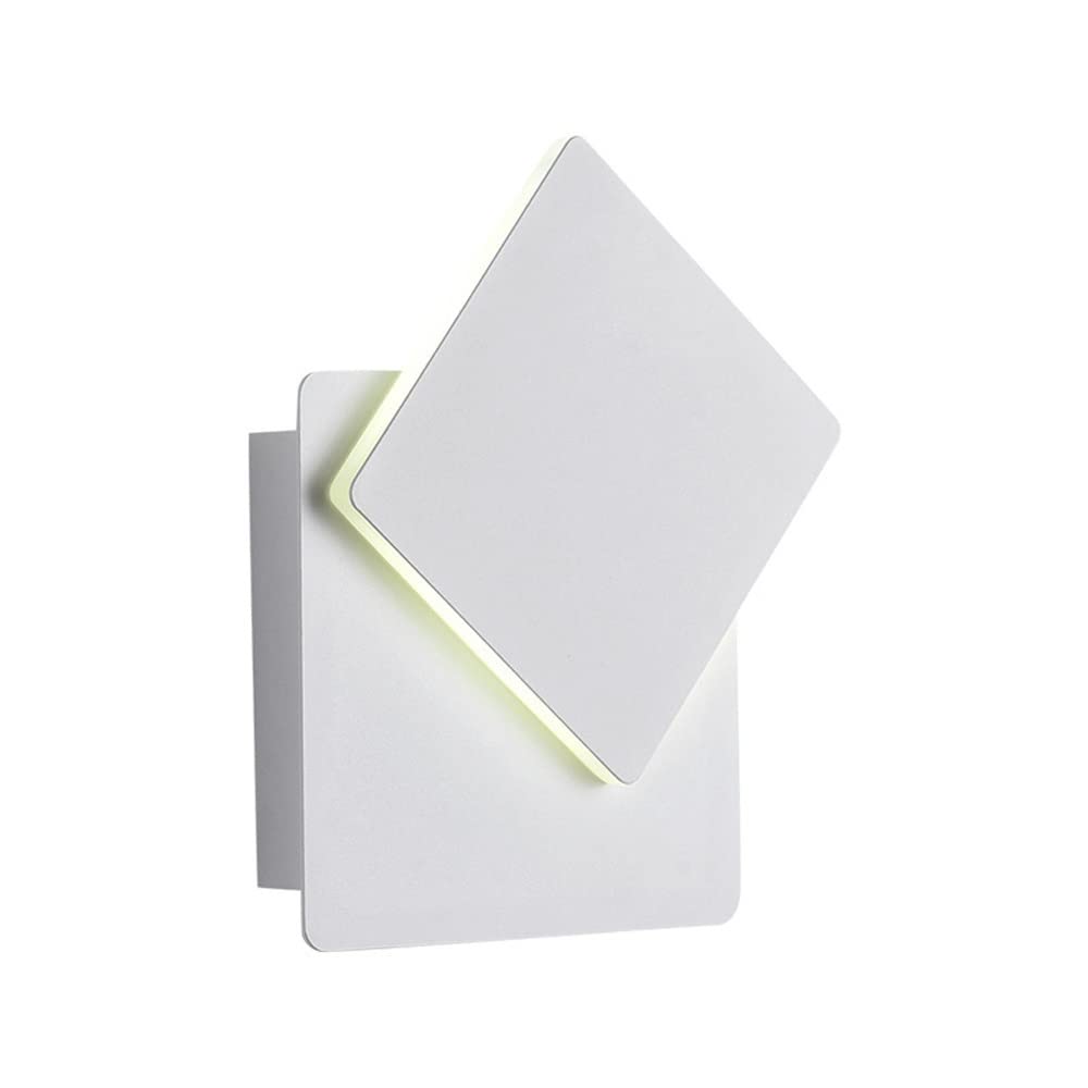 Modern 5W LED Wall Lamp 3000K Warm White Light - 360° Rotatable Wall Sconce for Bedroom, Hallway, Restaurant & Home Decor | Energy Saving Night Light for Reading, Accent Lighting & Wall Washing Effects