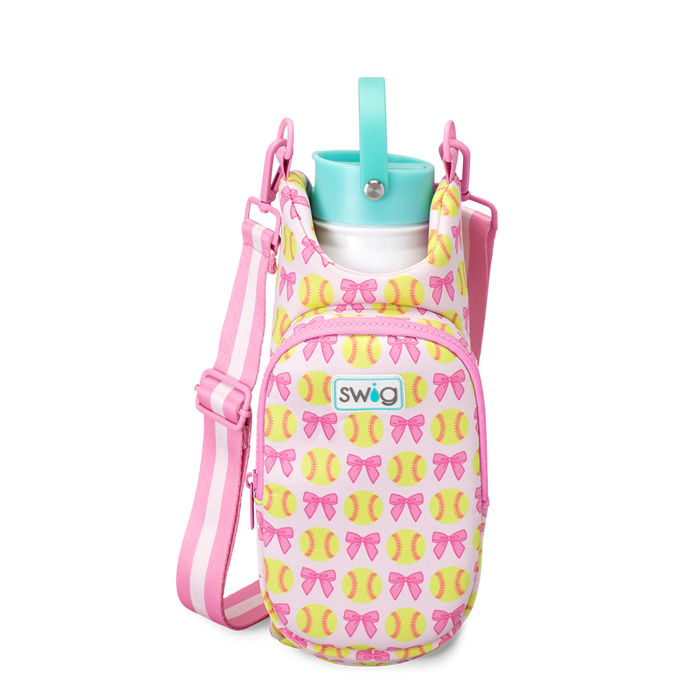 Pitch Hit Run Water Bottle Sling - Lightweight Hydration Belt for Baseball, Softball & Running - Hands-Free Sports Water Bottle Holder for Outdoor Activities