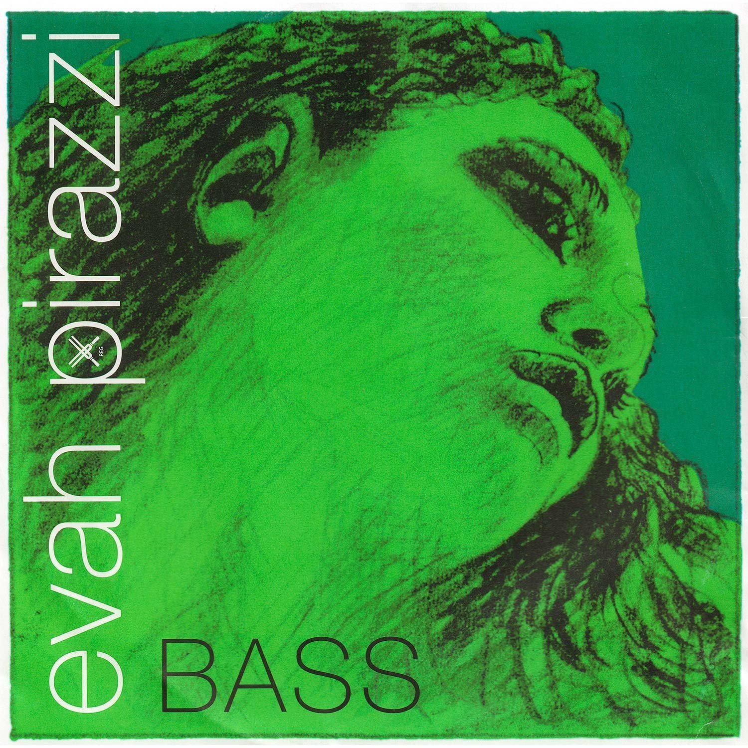 Pirastro Evah Pirazzi 3/4 Size Bass E String - Medium Gauge Chromesteel/Synthetic Core for Orchestral & Jazz Performance