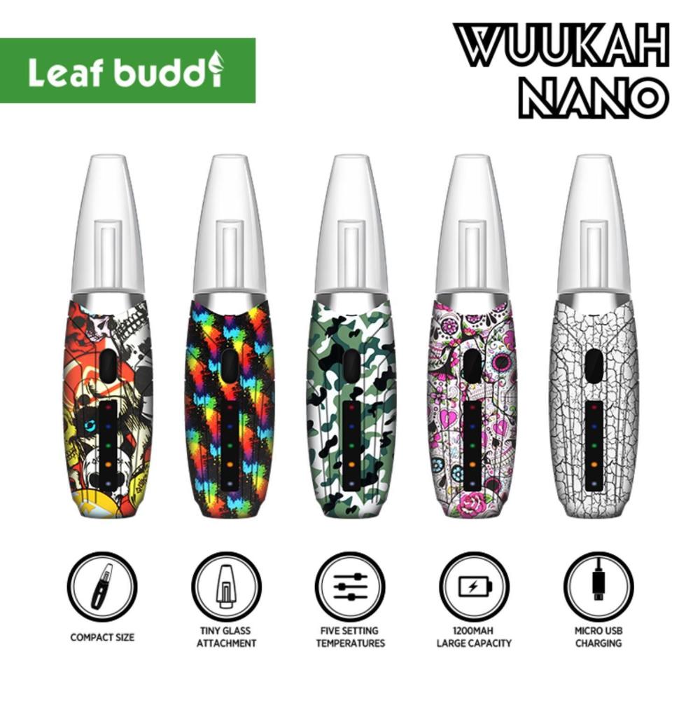 Leaf Buddi WuuKah Nano Wax Vaporizer Kit - Portable Concentrate Vaporizer for Wax & Oil | Perfect for Travel, Hiking & Discreet On-The-Go Use