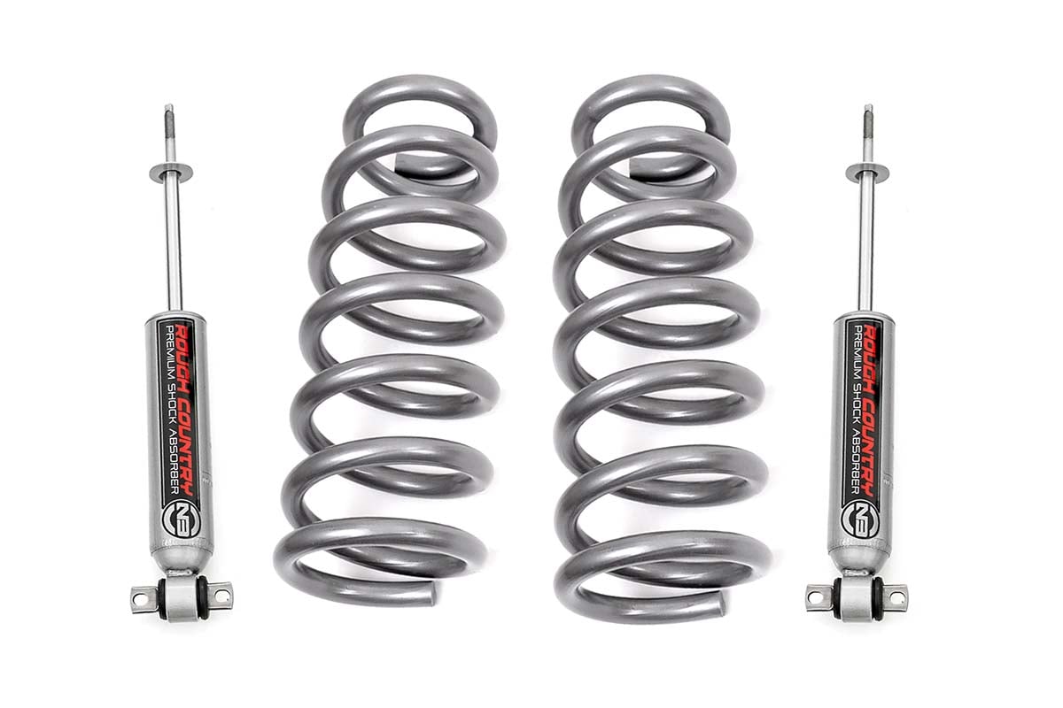2 Inch Leveling Kit with N3 Shocks for Ram 1500 2WD (2010-2018 & Classic) - Part #30430 | Lift Suspension for Off-Roading & Improved Ground Clearance