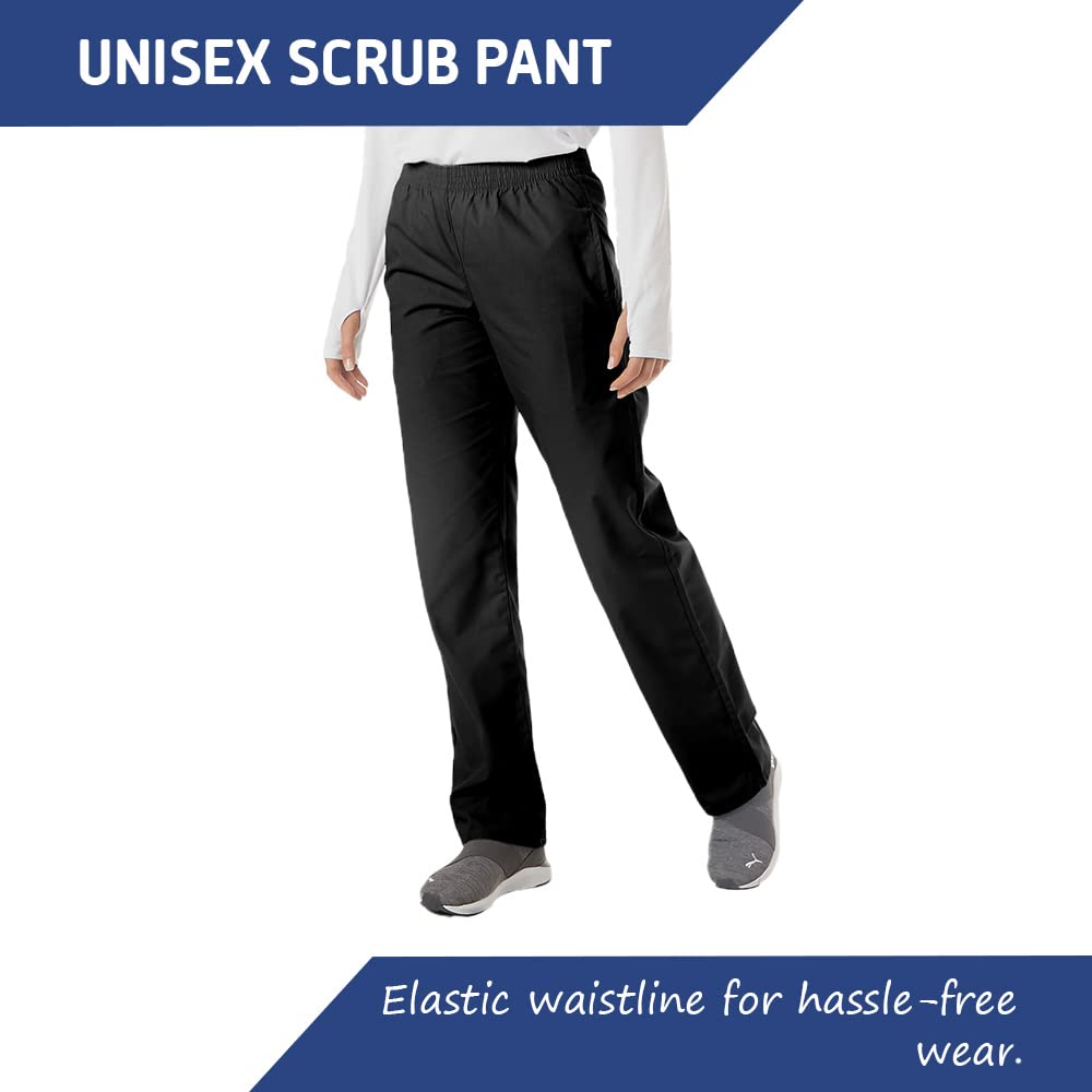 Unisex Soft Classic Scrub Pants with Elastic Waist - Comfortable Medical & Cargo Pants for Doctors, Nurses & Healthcare Professionals | Perfect for Hospital Shifts, Clinics & Long Work Hours