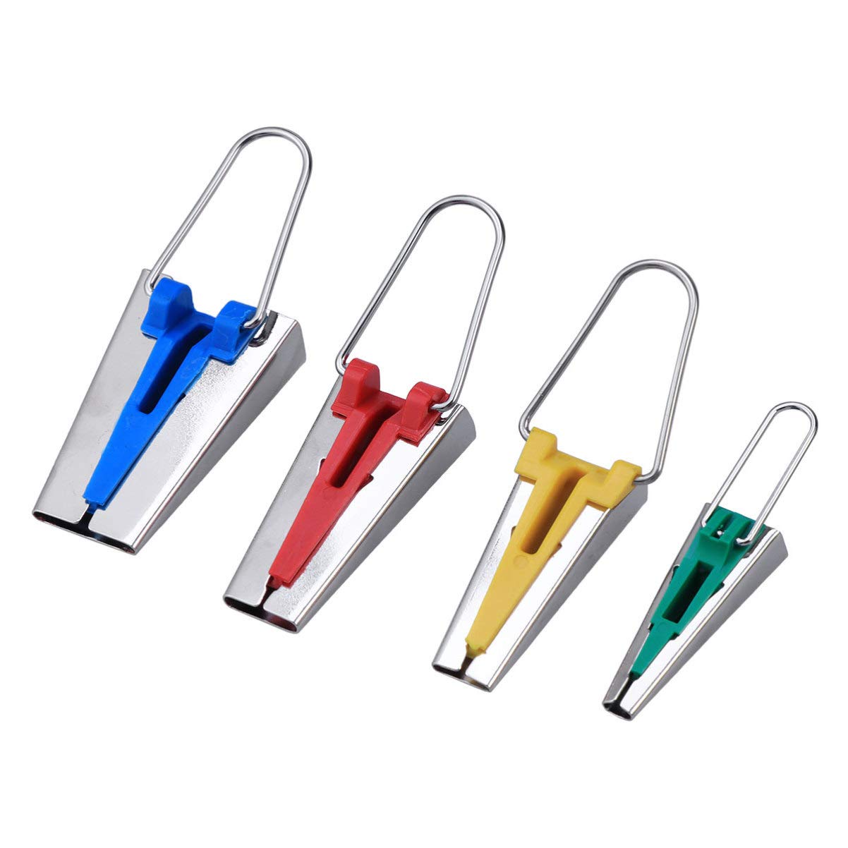 4-Piece Sewing Tape Maker Set - 4 Sizes for Binding & Quilting | DIY Fabric Edge Finishing for Crafters & Tailors | Perfect for Sewing, Scrapbooking & Home Decor Projects