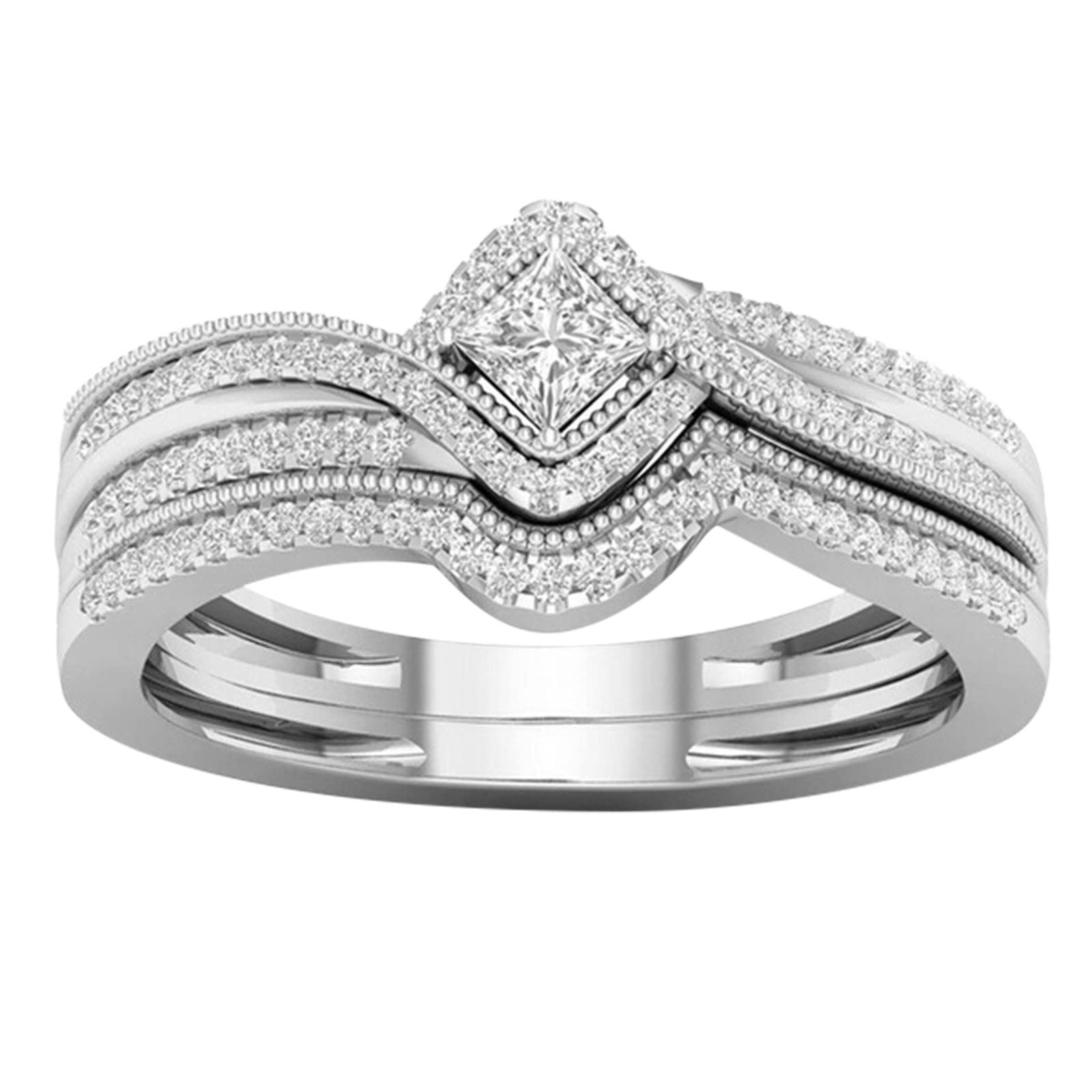 Elegant Micro Zircon Ring for Women - Dainty Cubic Zirconia Jewelry Gift for Girlfriend, Teen Girls & Youth | Perfect for Anniversaries, Birthdays & Special Occasions