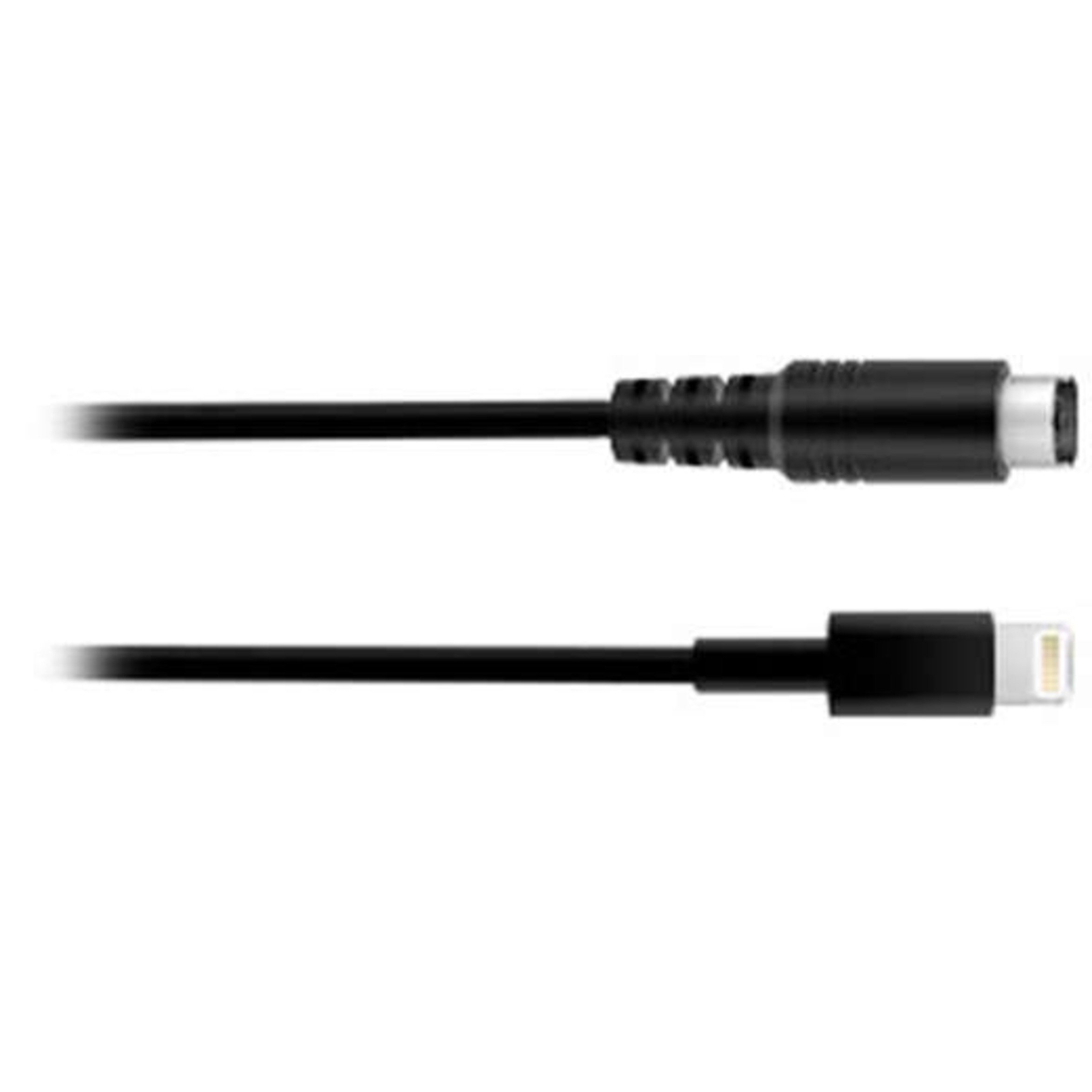 iRig Keys Lightning Cable by IK Multimedia (Model 03-90037) - Black | Compatible with iPhone & iPad for Music Production & Recording