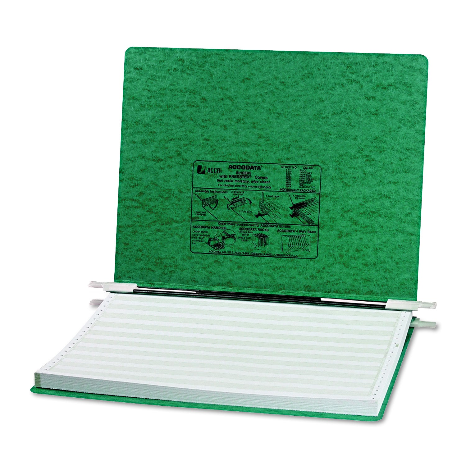 ACCO Presstex Bulletin Board Covers With Storage Hooks - 2 Posts, 6 Capacity, 14.88