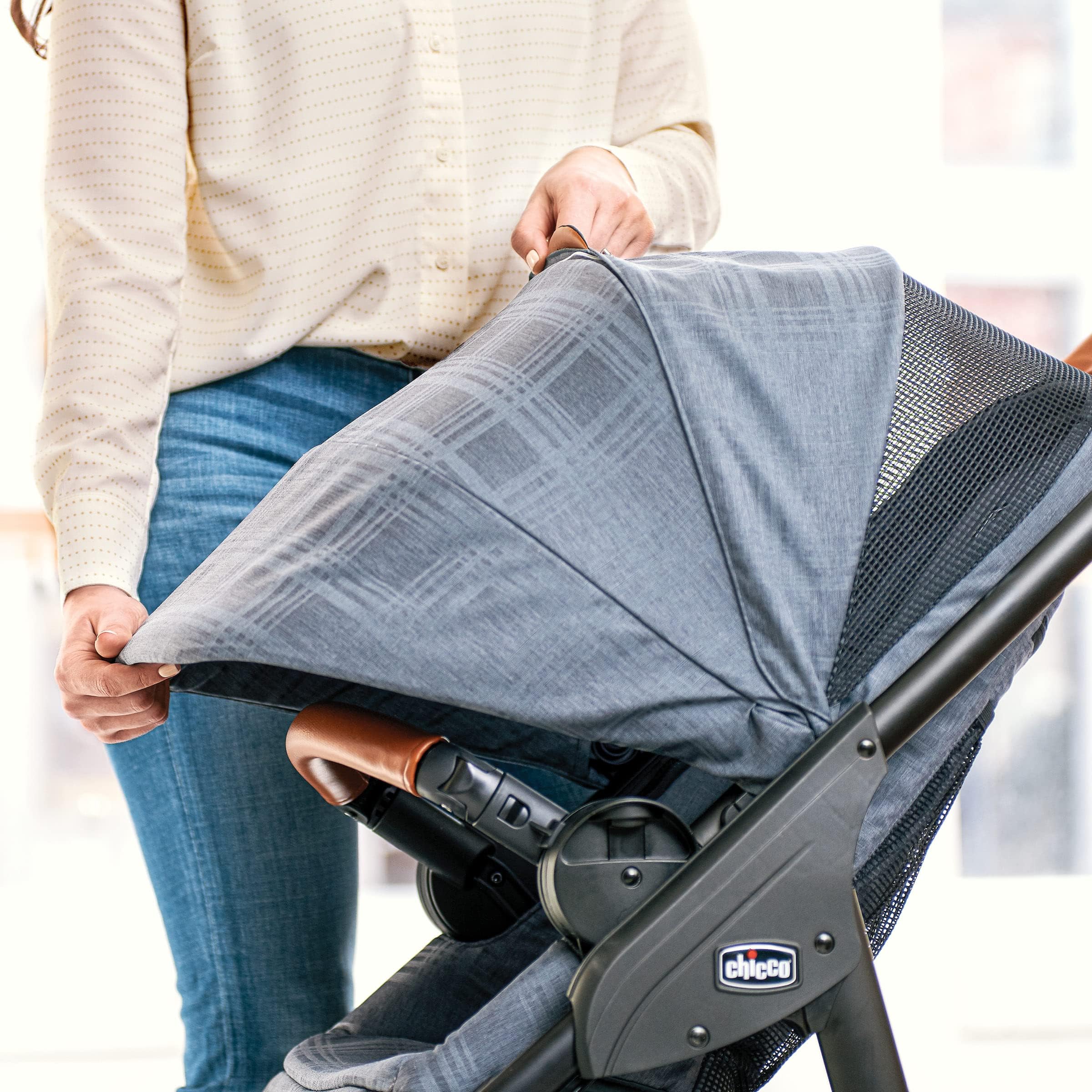 Chicco KeyFit 35 & Corso LE Modular Travel System - Infant Car Seat & Stroller Combo in Veranda Grey | Perfect for Newborns, Air Travel & Everyday Use