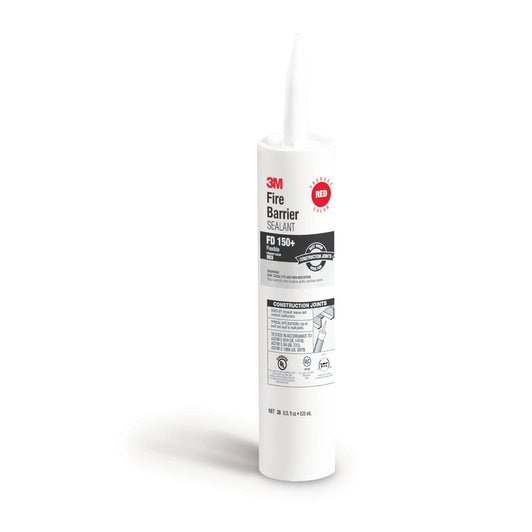 3M Fire Barrier Sealant FD 150+ (Red) - Intumescent Firestop Sealant for Gaps & Penetrations - Ideal for Electrical, Plumbing & HVAC Openings in Commercial Buildings