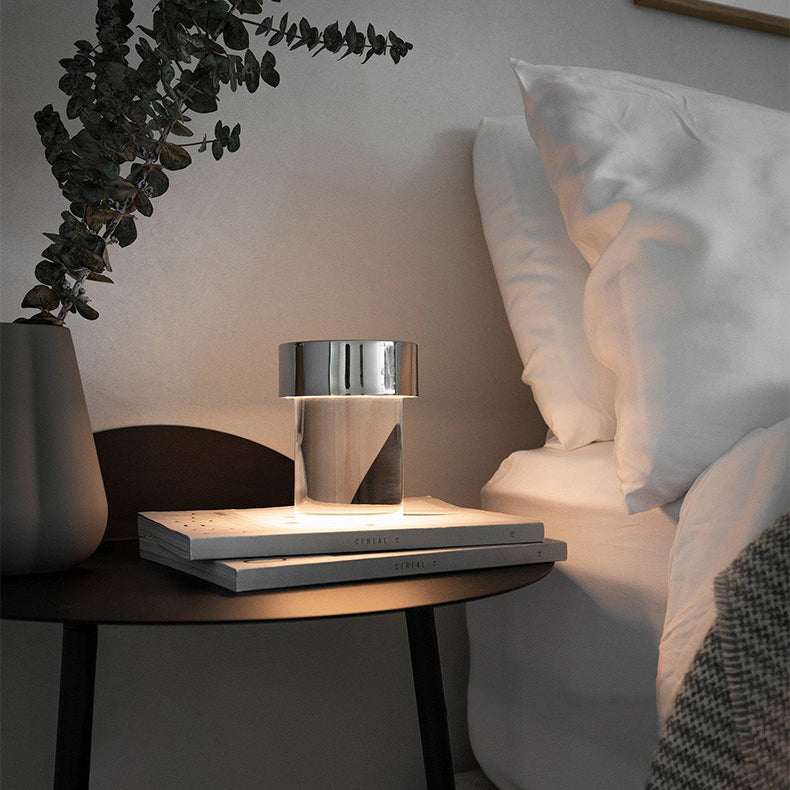 Portable Table Lamp - USB Rechargeable, Adjustable Brightness, Touch Control - Perfect for Bedroom, Office, and Travel Use
