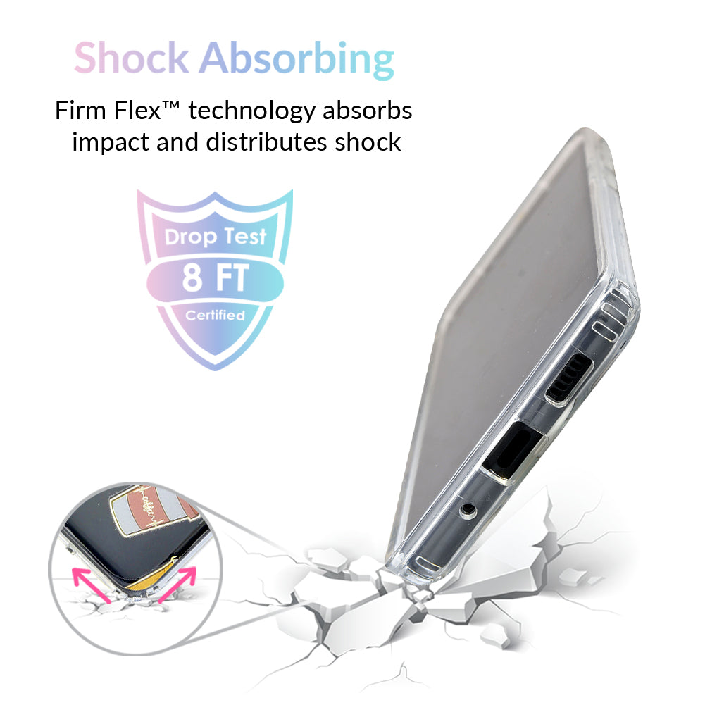 Premium Clear Samsung Galaxy Phone Case - Shatterproof & Scratch-Resistant Protective Cover for Everyday Use at Home, Work & Travel