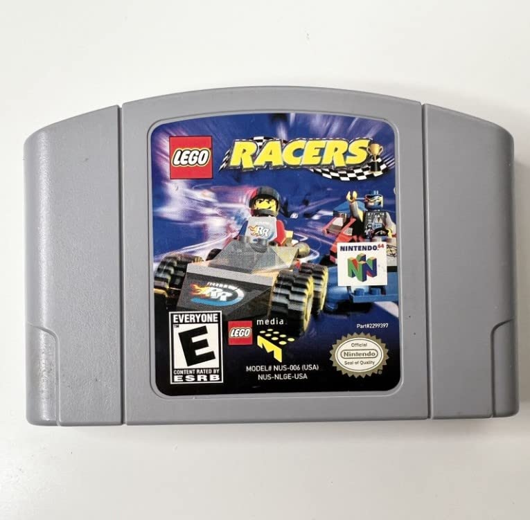 Renewed Lego Racers for Nintendo 64 - Classic Racing Video Game for Kids & Adults - Perfect for Retro Gaming Nights & Collectors