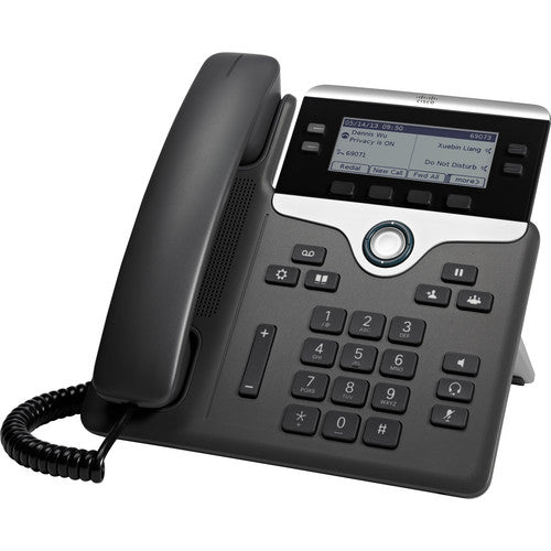 Cisco CP 7841 K9 IP Phone - VoIP Business Phone with HD Voice, 3 Line LCD Display | Ideal for Office, Call Center & Remote Work