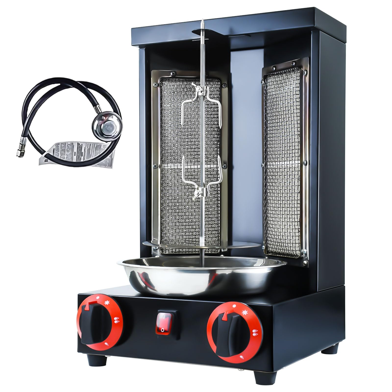 Vertical Rotisserie Shawarma Machine - Commercial Rotating Grill for Tacos Al Pastor, Chicken & Kebabs | Perfect for Restaurants, Food Trucks & Catering