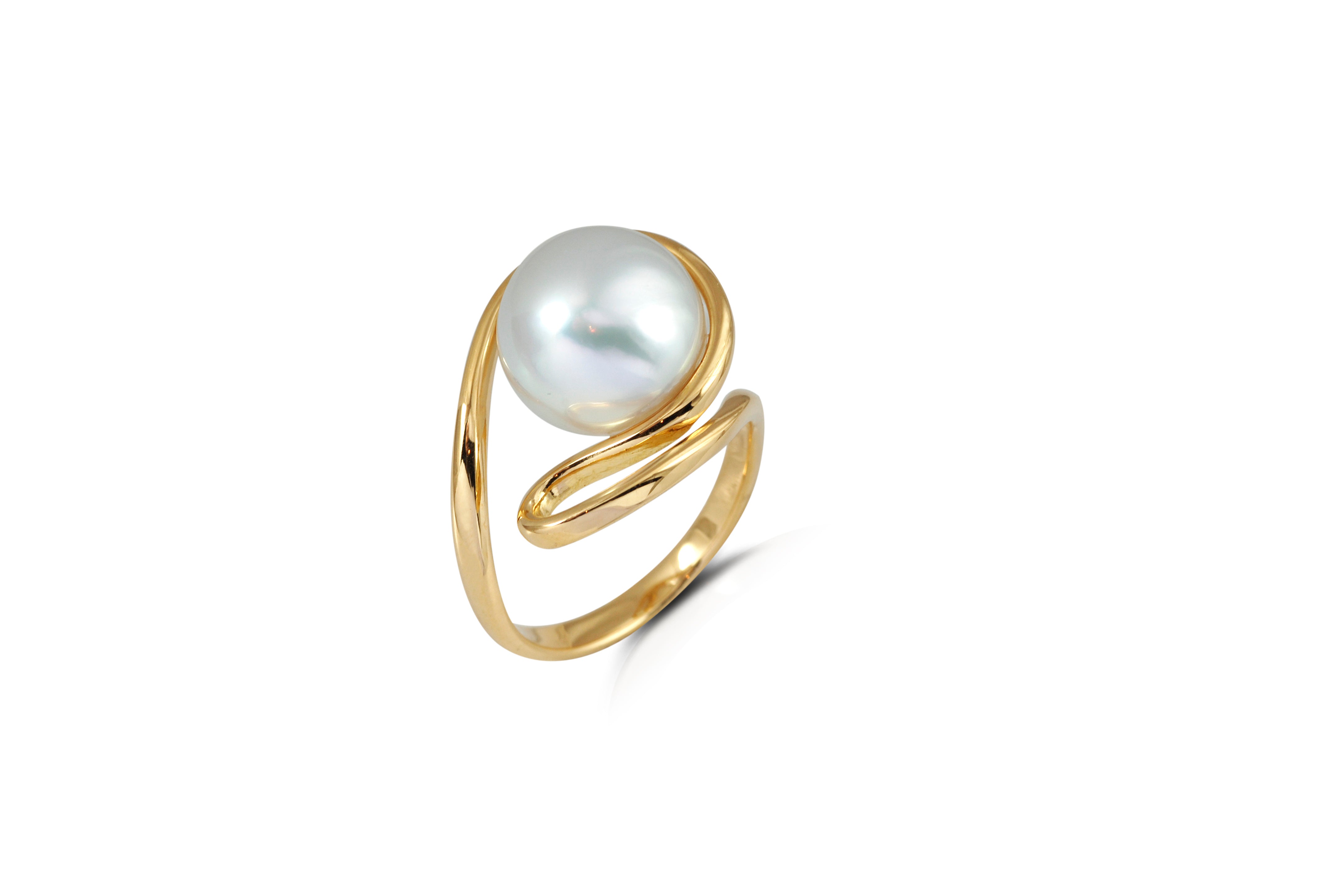 Exquisite Talay South Sea Pearl Silhouette Earrings | Elegant White Pearl Jewelry for Women | Perfect for Weddings, Parties & Special Occasions