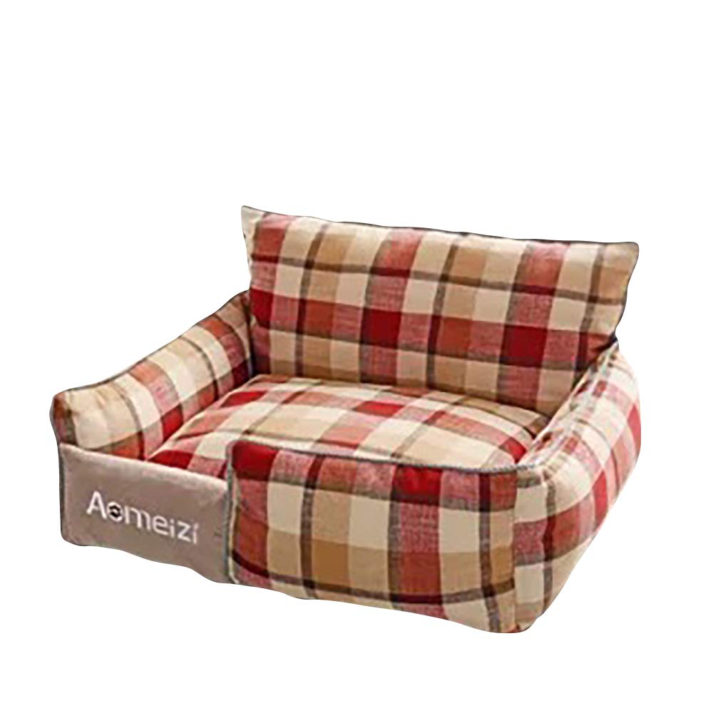 Thematys Orthopedic Dog Bed - Washable Pet Basket & Cat Couch with Scratch-Resistant Cover - Perfect for Small, Medium & Large Dogs - Ideal for Living Room, Bedroom & Pet Travel