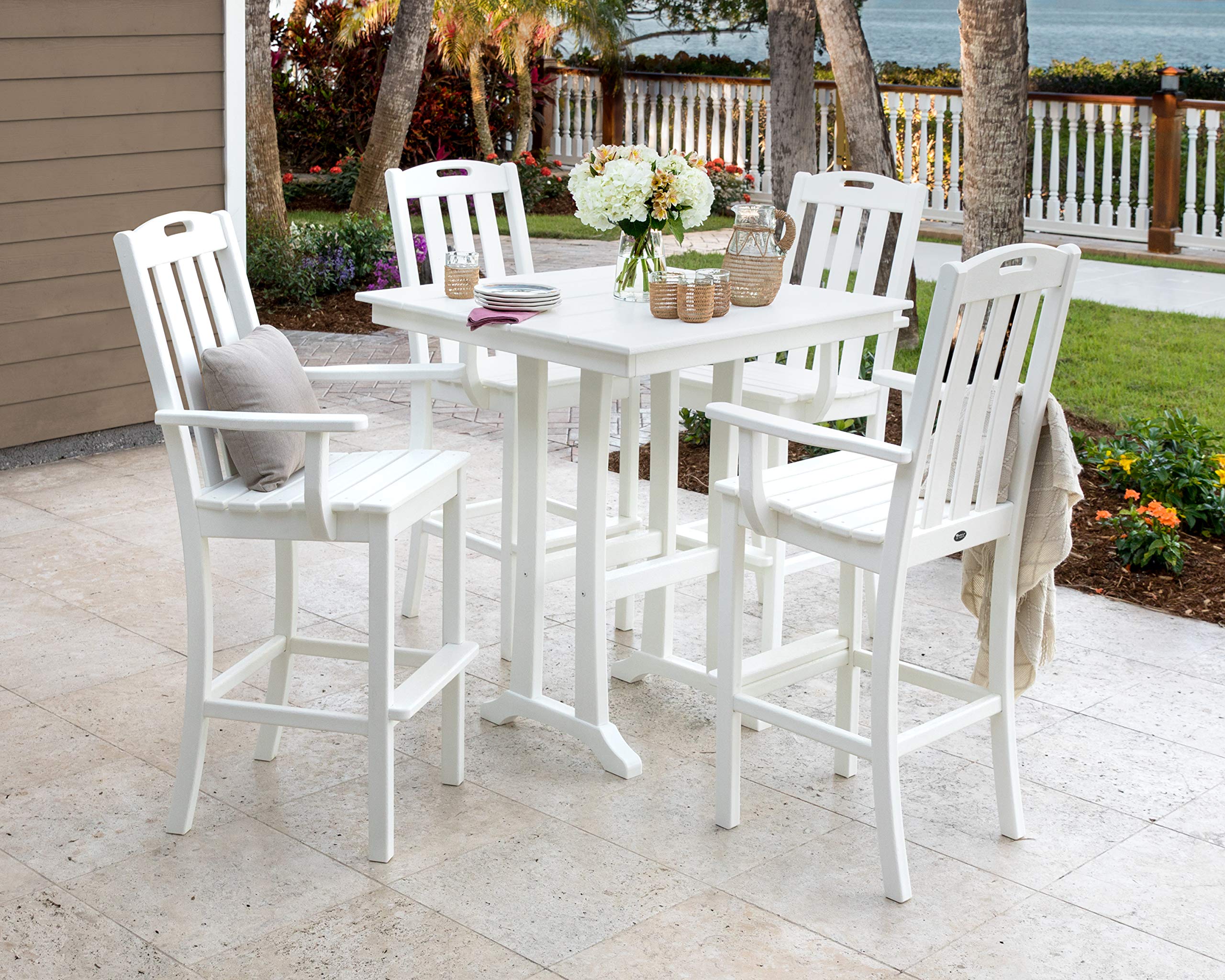 Trex Outdoor Furniture™ Yacht Club 7-Piece Dining Set - Weather-Resistant Patio Furniture for Poolside, Deck & Backyard Entertaining